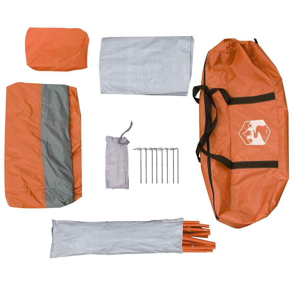 Tenda per Toilette Arancione Impermeabile