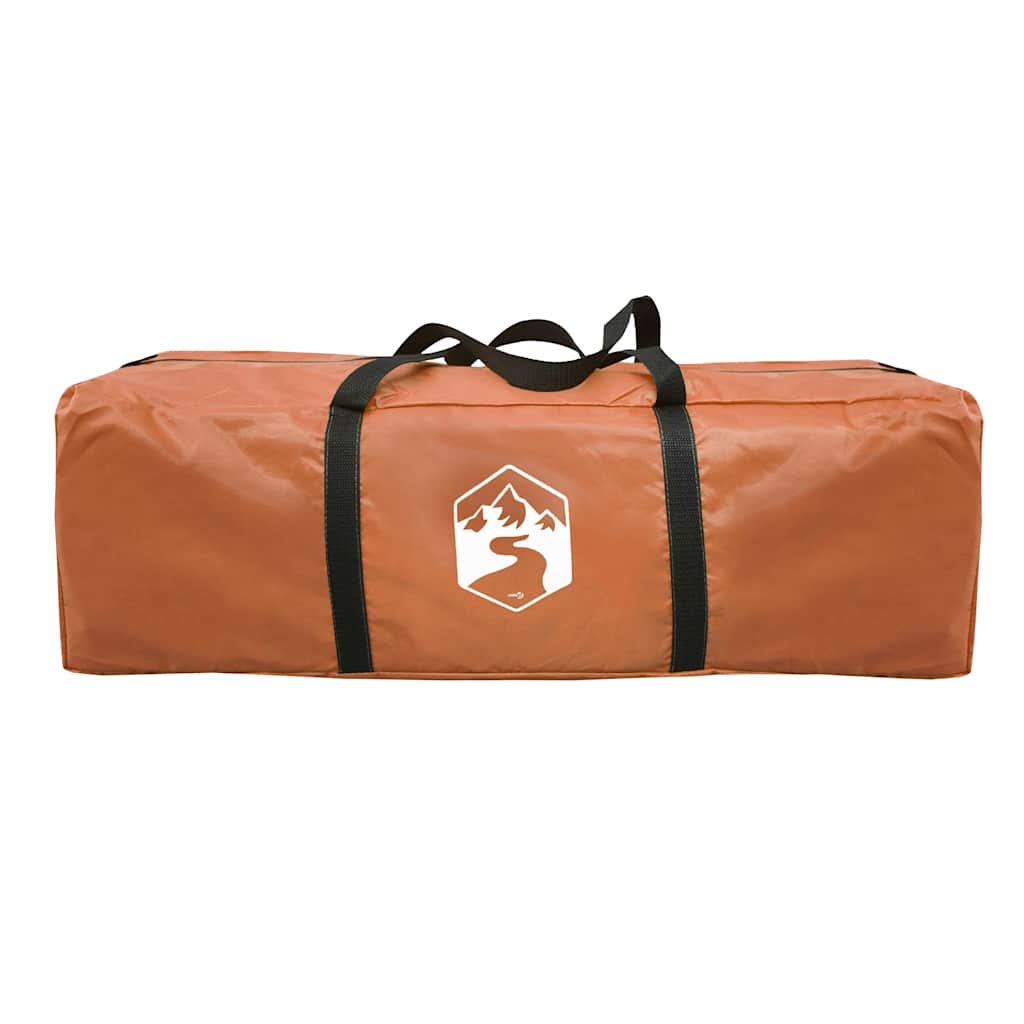 Tenda da Campeggio Tipi 7 Persone Arancione Impermeabile