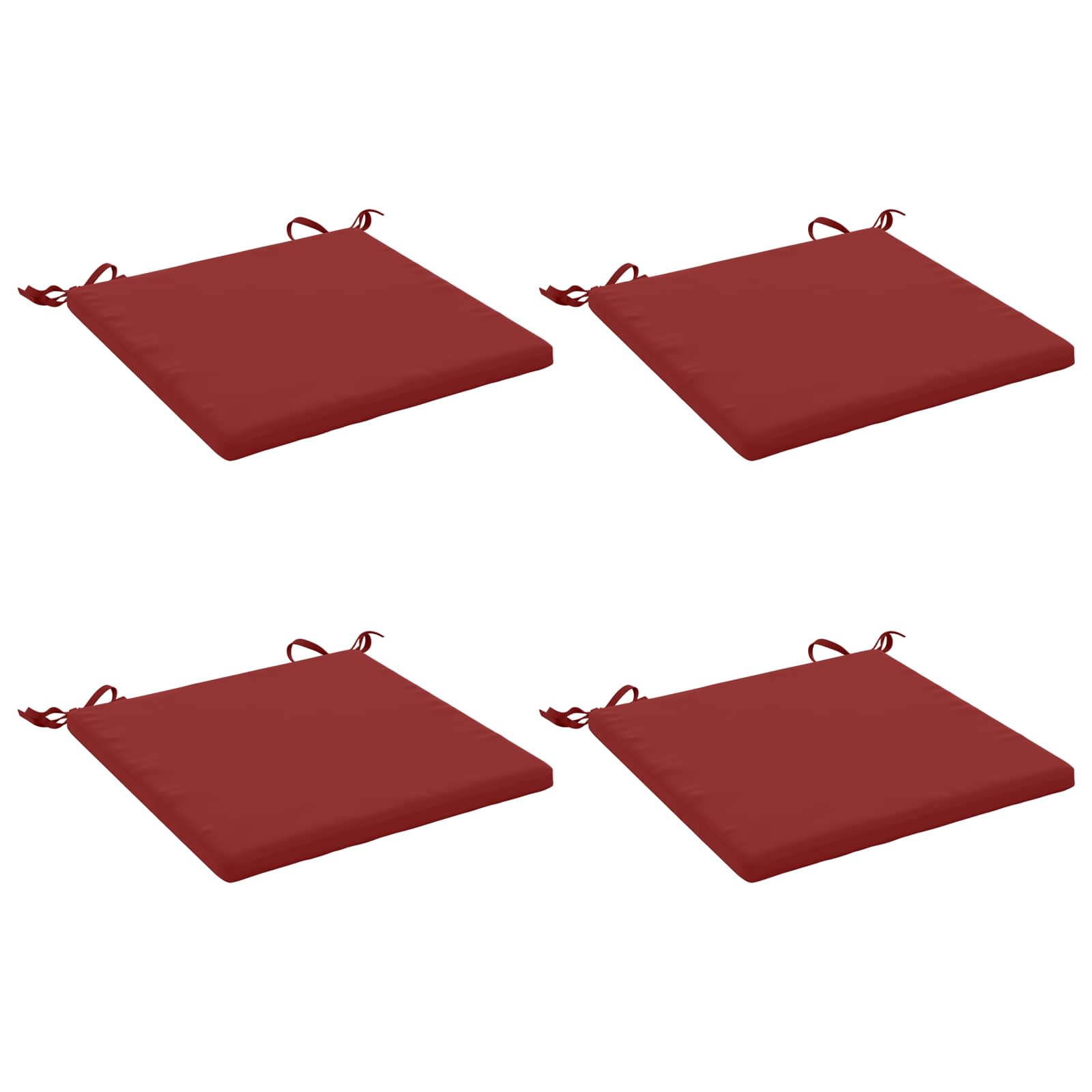 Cuscini per Sedia in 4 Pezzi SOEST 4 pz 100% Poliestere