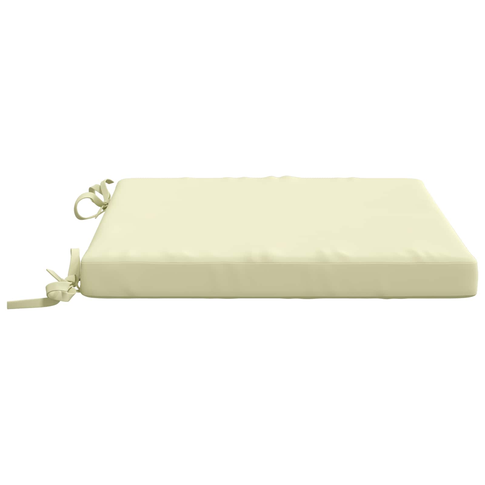 Cuscini per Sedia in 4 Pezzi SOEST 4 pz 100% Poliestere Crema