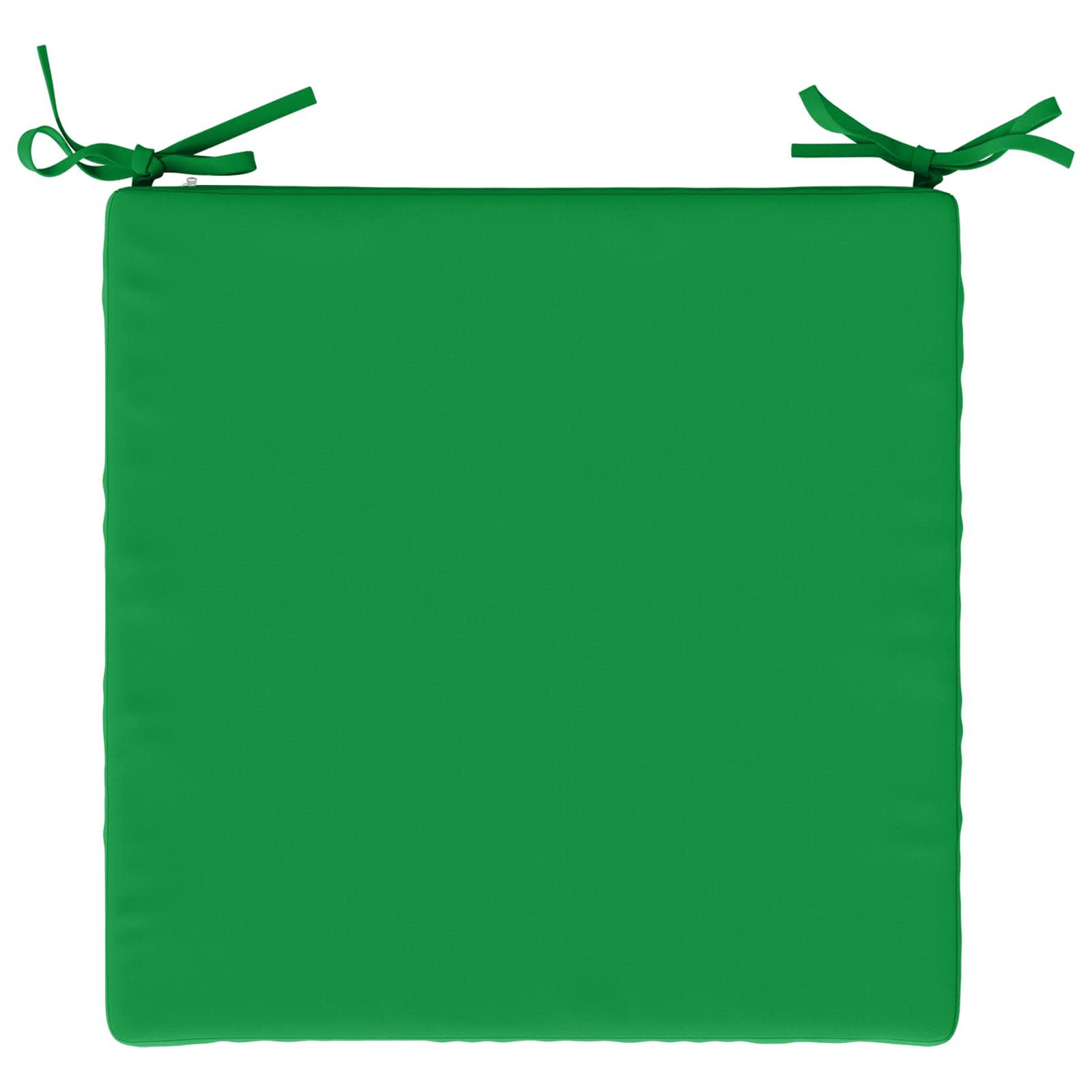 Cuscini per Sedia in 4 Pezzi SOEST 4 pz 100% Poliestere Verde