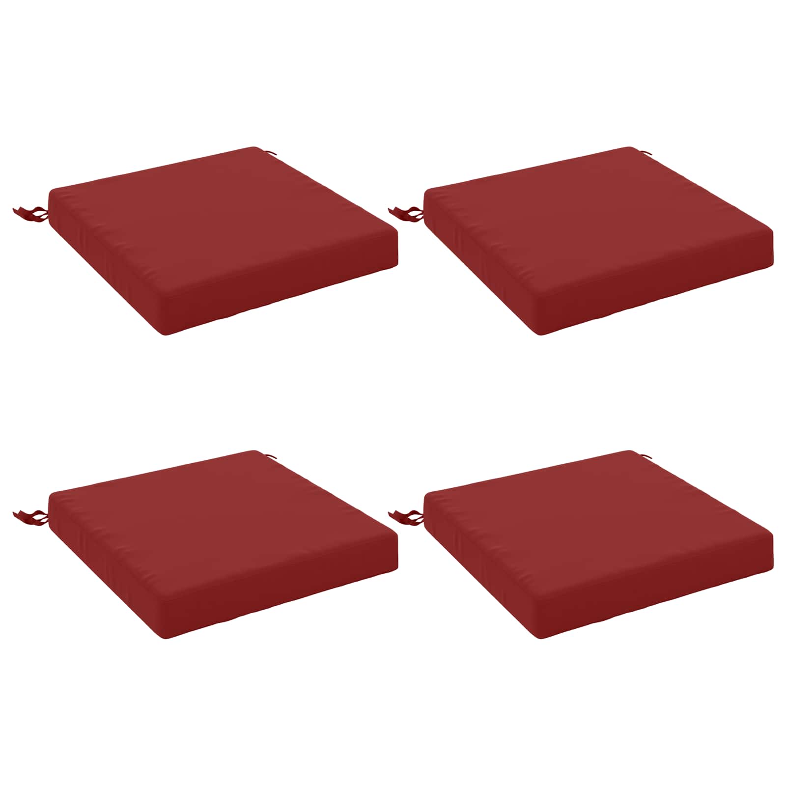 Cuscini per Sedia in 4 Pezzi SOEST 4 pz 100% Poliestere