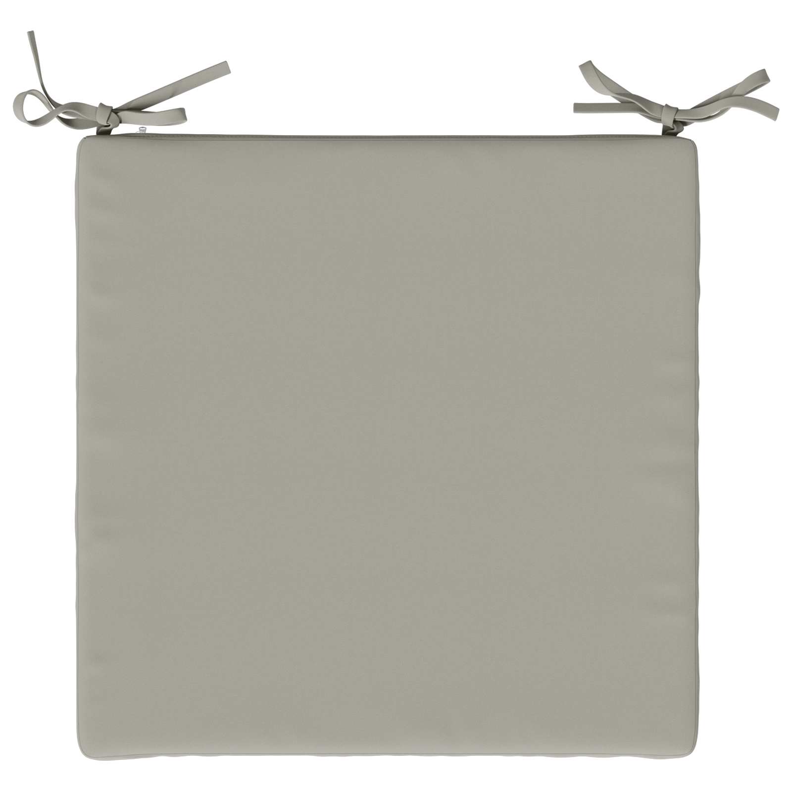 Cuscini per Sedia in 4 Pezzi SOEST 4 pz 100% Poliestere Grigio