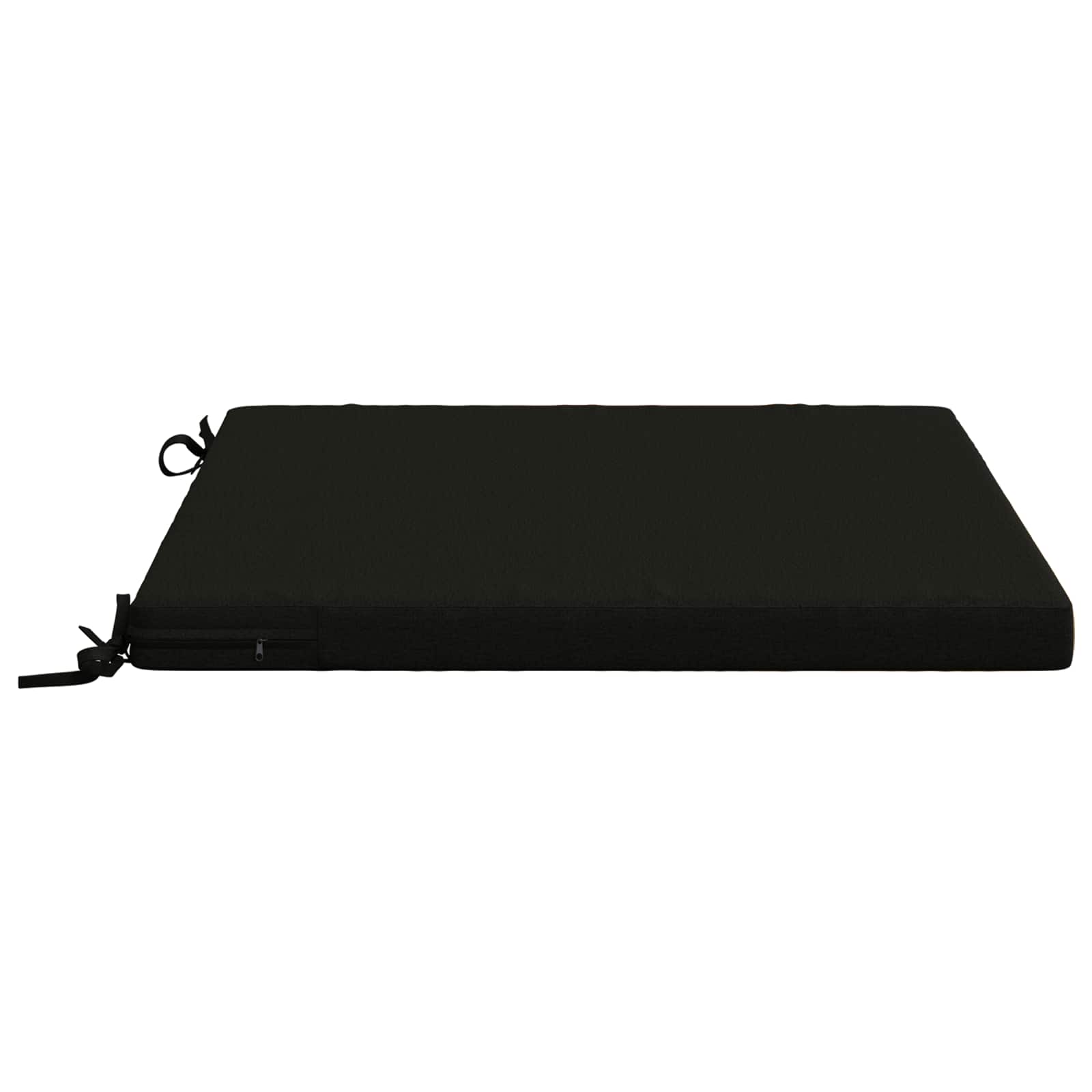 Cuscino per Sedia in Unico Pezzo SOEST 100% Poliestere Nero