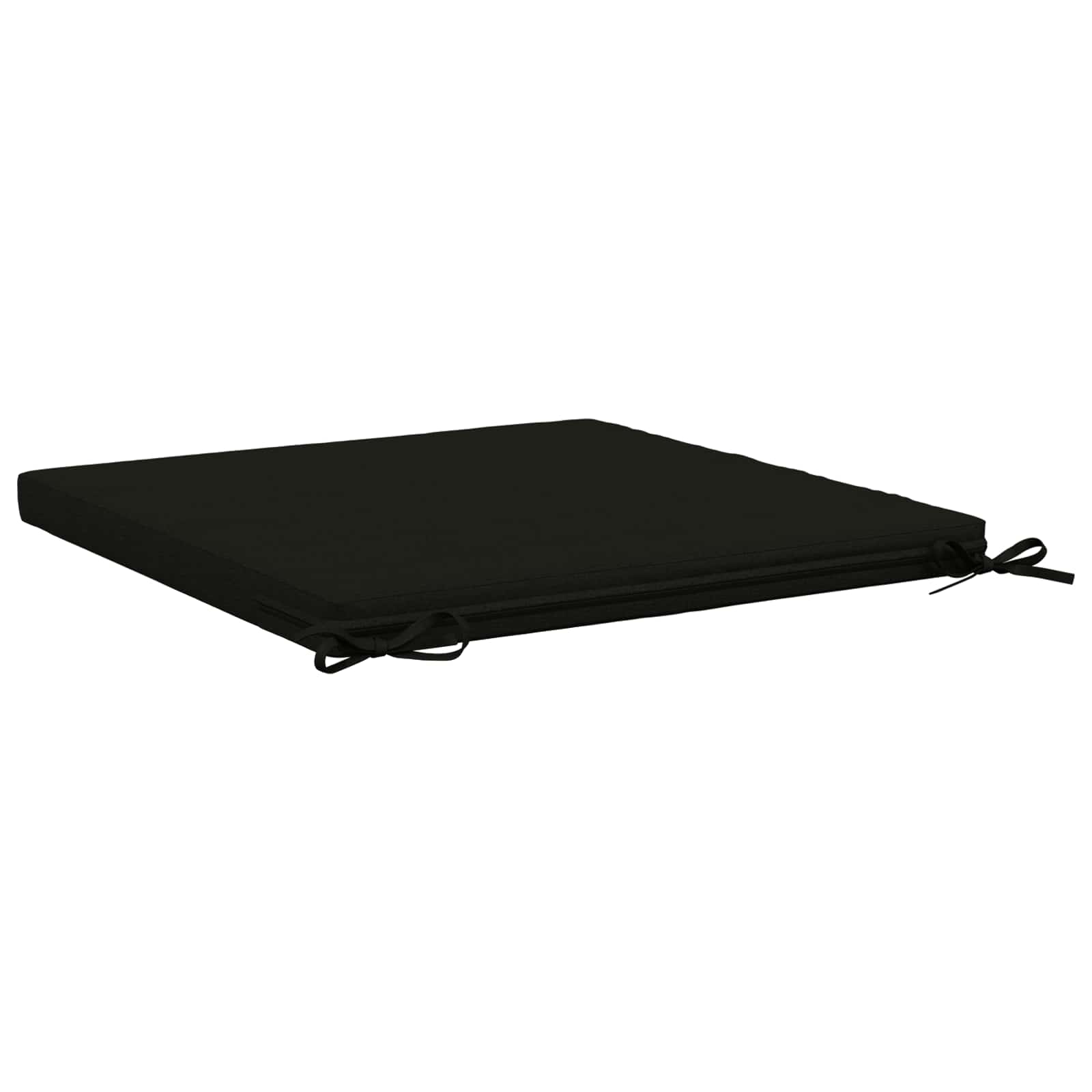 Cuscino per Sedia in Unico Pezzo SOEST 100% Poliestere Nero