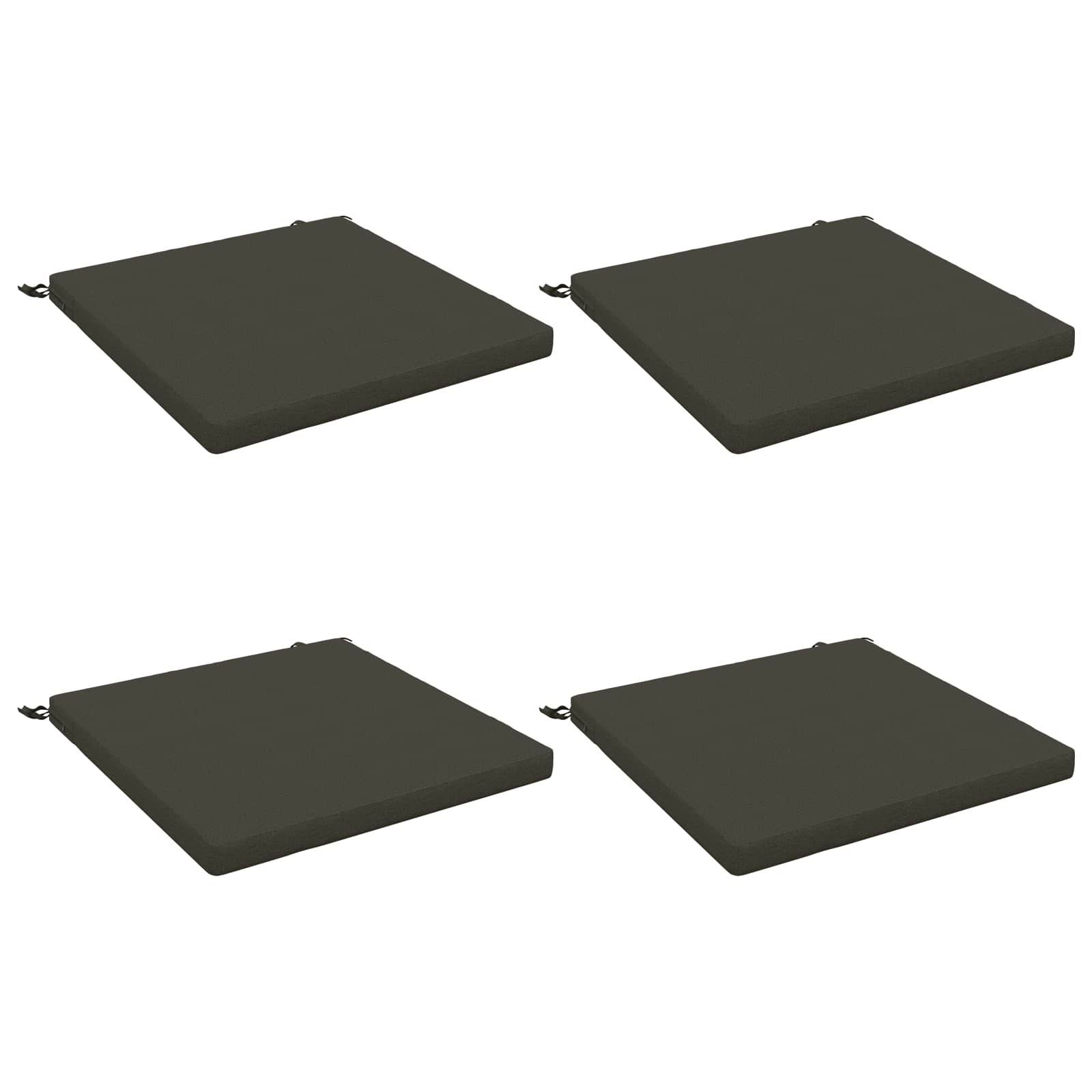 Cuscini per Sedia in 4 Pezzi SOEST 4 pz 100% Poliestere