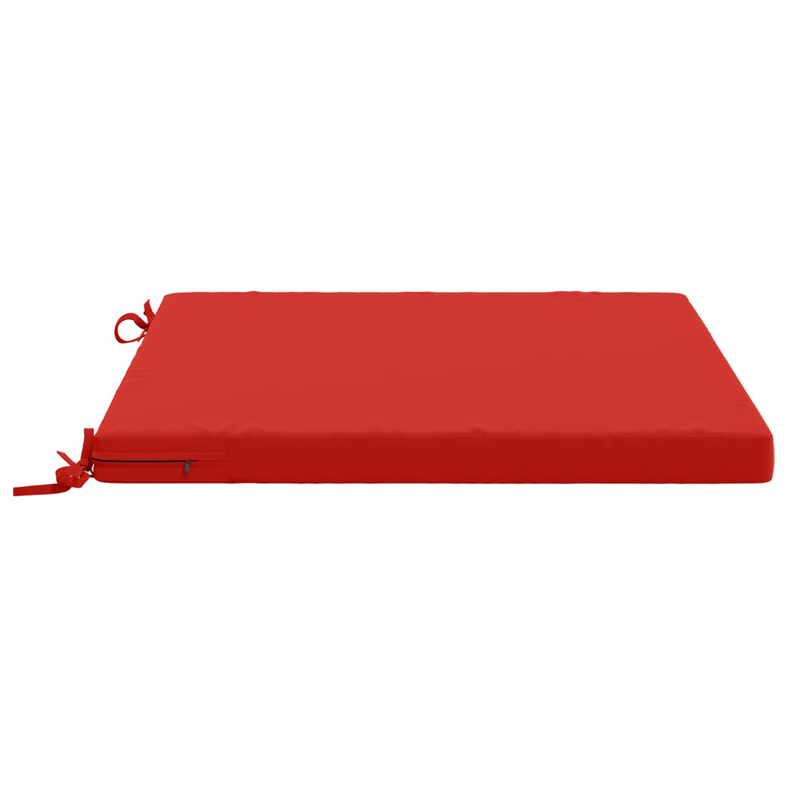 Cuscini per Sedia in 4 Pezzi SOEST 4 pz 100% Poliestere Rosso