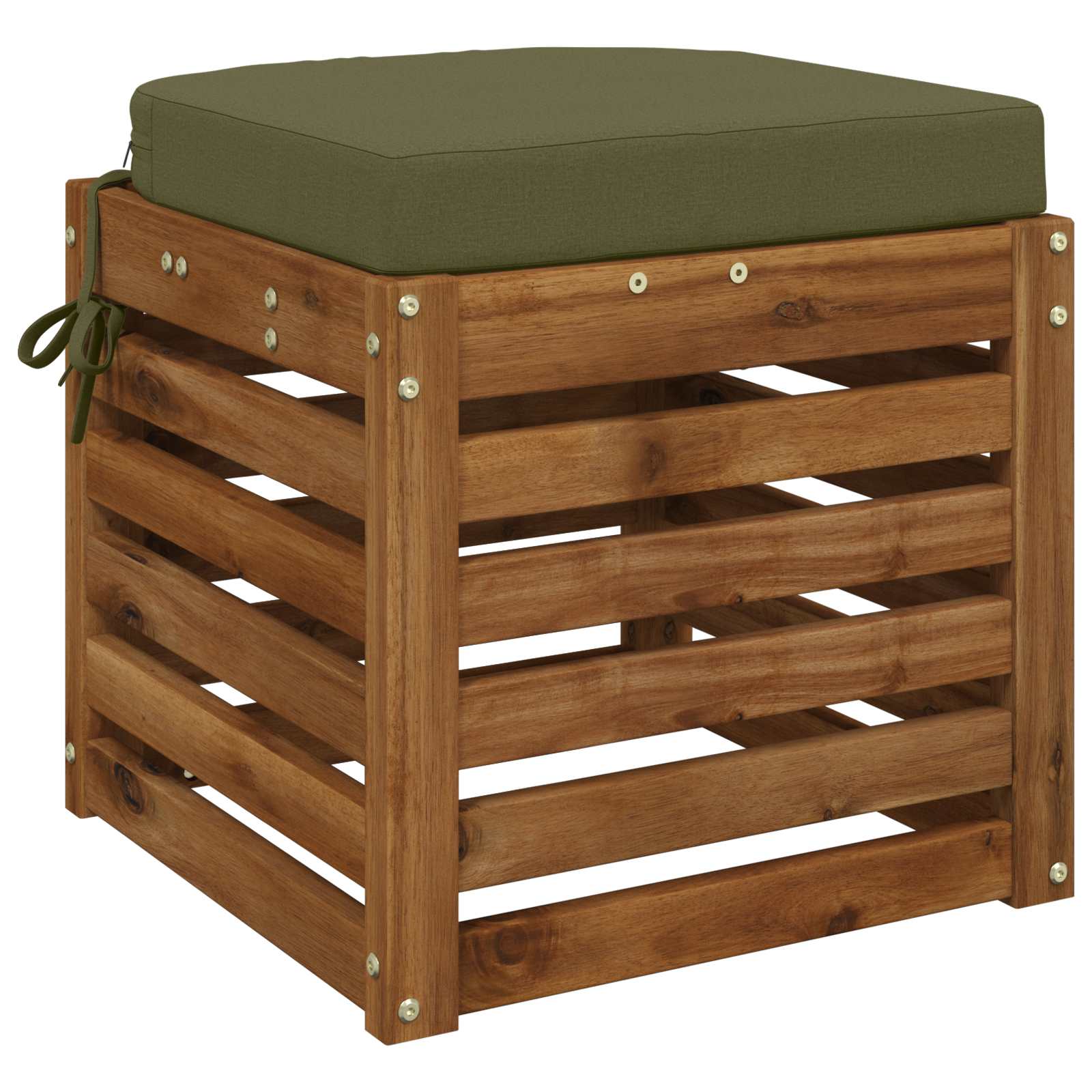 Cuscino per sedile a 1 pezzo SOEST 100% Poliestere Verde Oliva