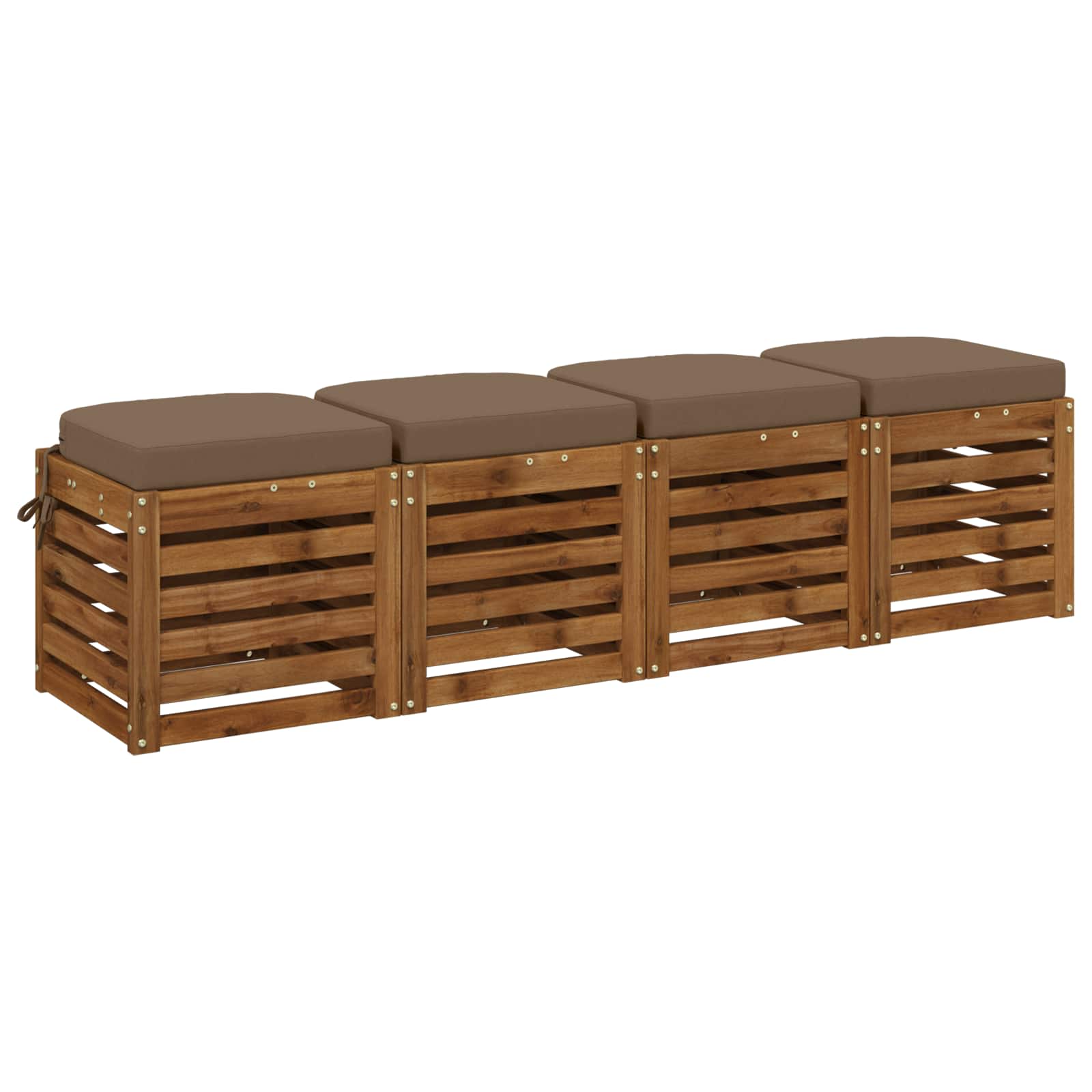 Cuscini per sedile a 4 pezzi SOEST 4 pcs 100% Poliestere