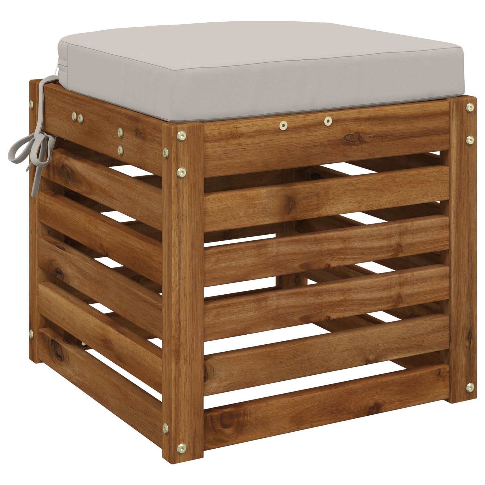 Cuscino per sedile a 1 pezzo SOEST 100% Poliestere Bianco