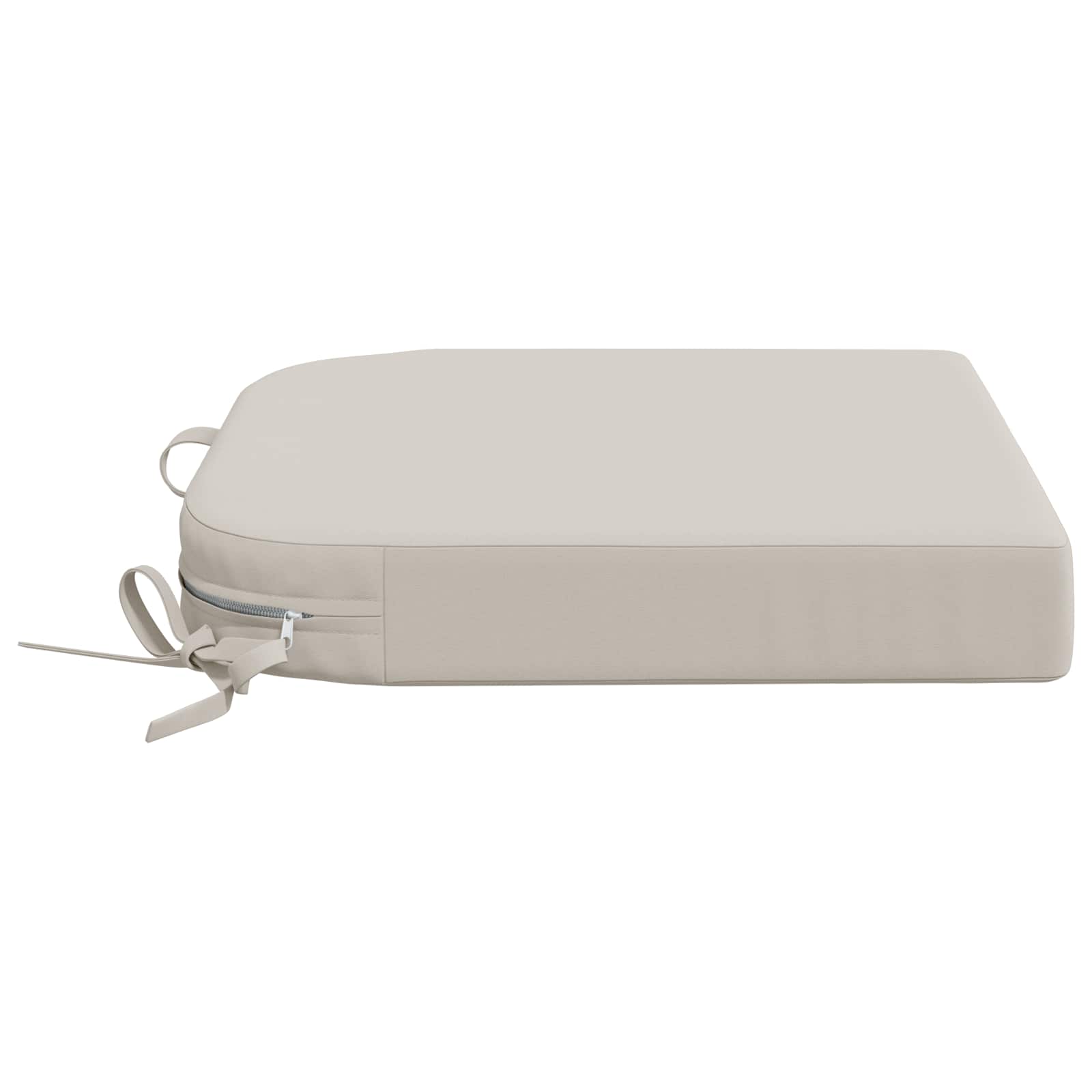 Cuscini per sedile a 4 pezzi SOEST 4 pcs 100% Poliestere Bianco