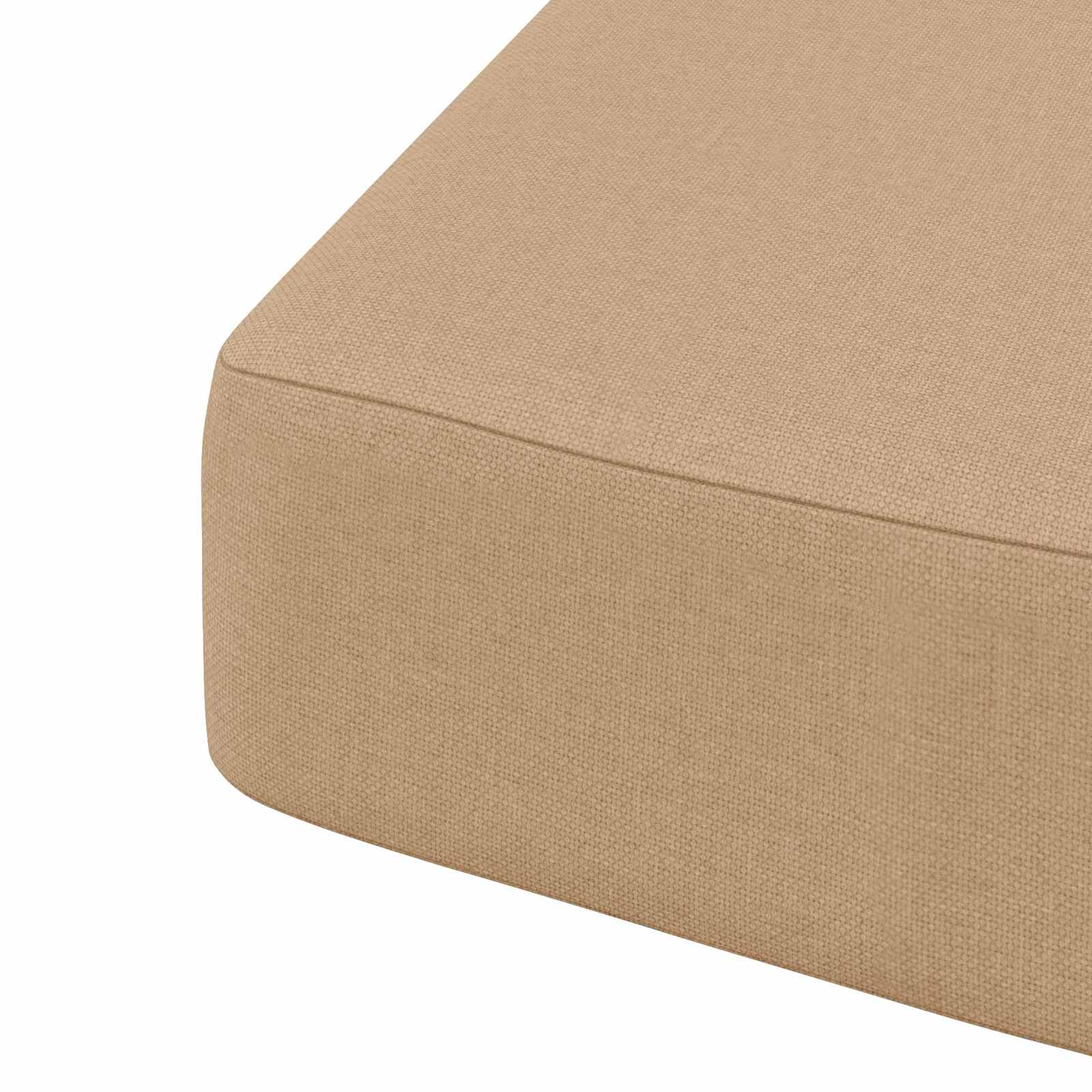 Cuscini per sedile a 4 pezzi SOEST 4 pcs 100% Poliestere Sabbia