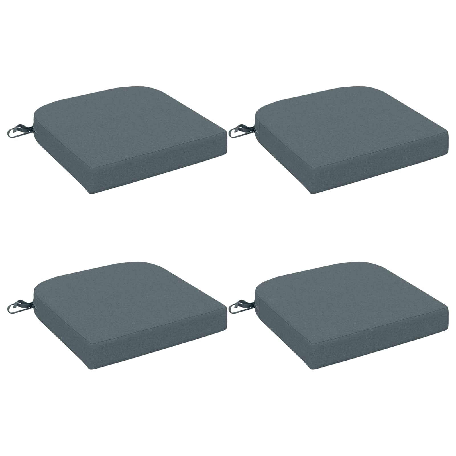 Cuscini per sedile a 4 pezzi SOEST 4 pcs 100% Poliestere Blu