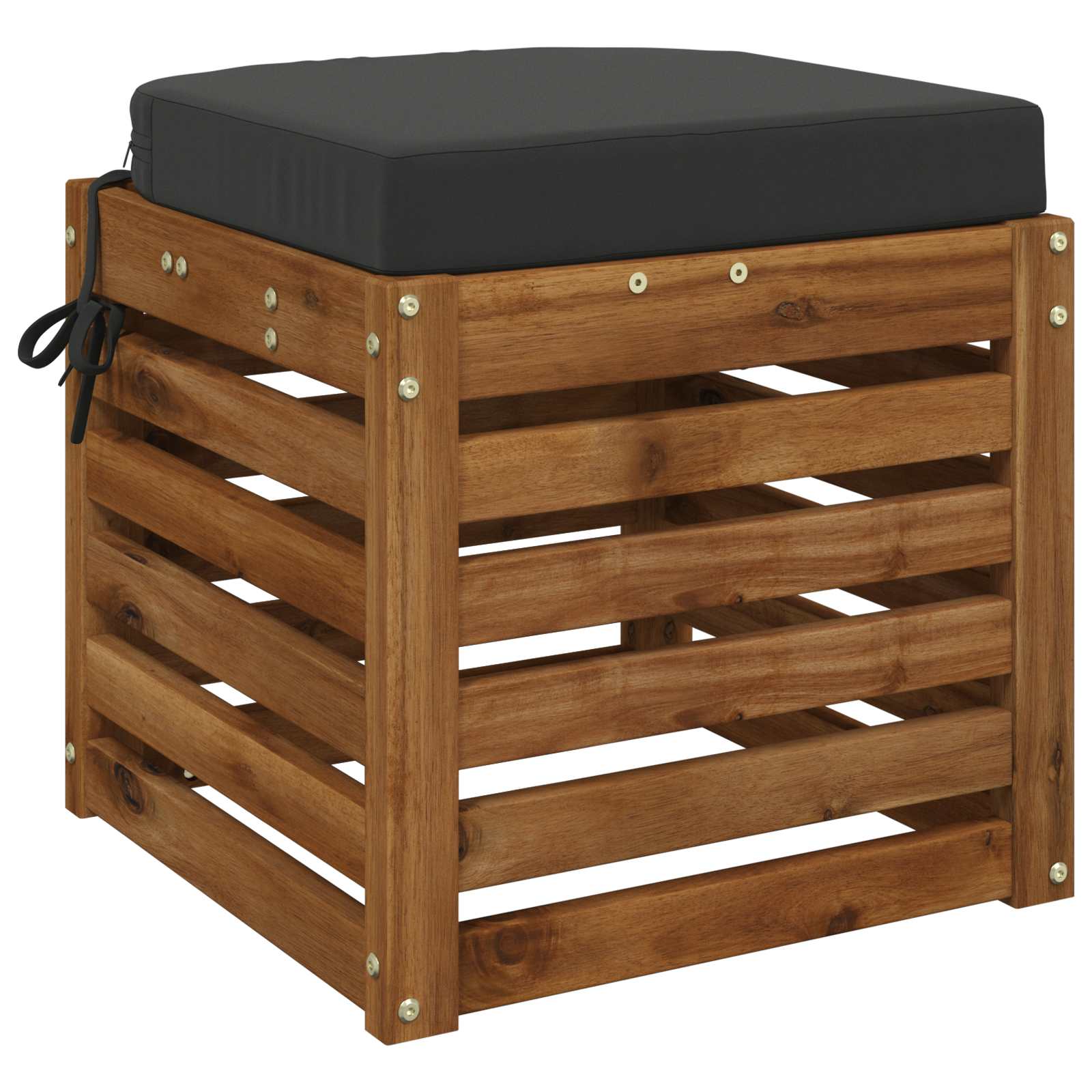 Cuscino per sedile a 1 pezzo SOEST 100% Poliestere Antracite