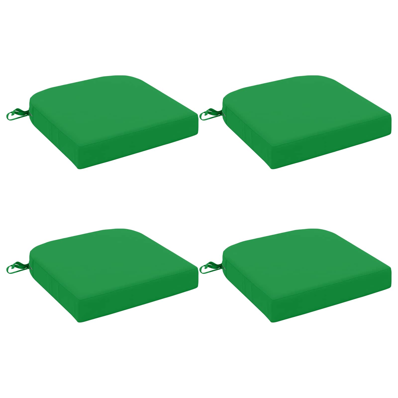 Cuscini per sedile a 4 pezzi SOEST 4 pcs 100% Poliestere Verde