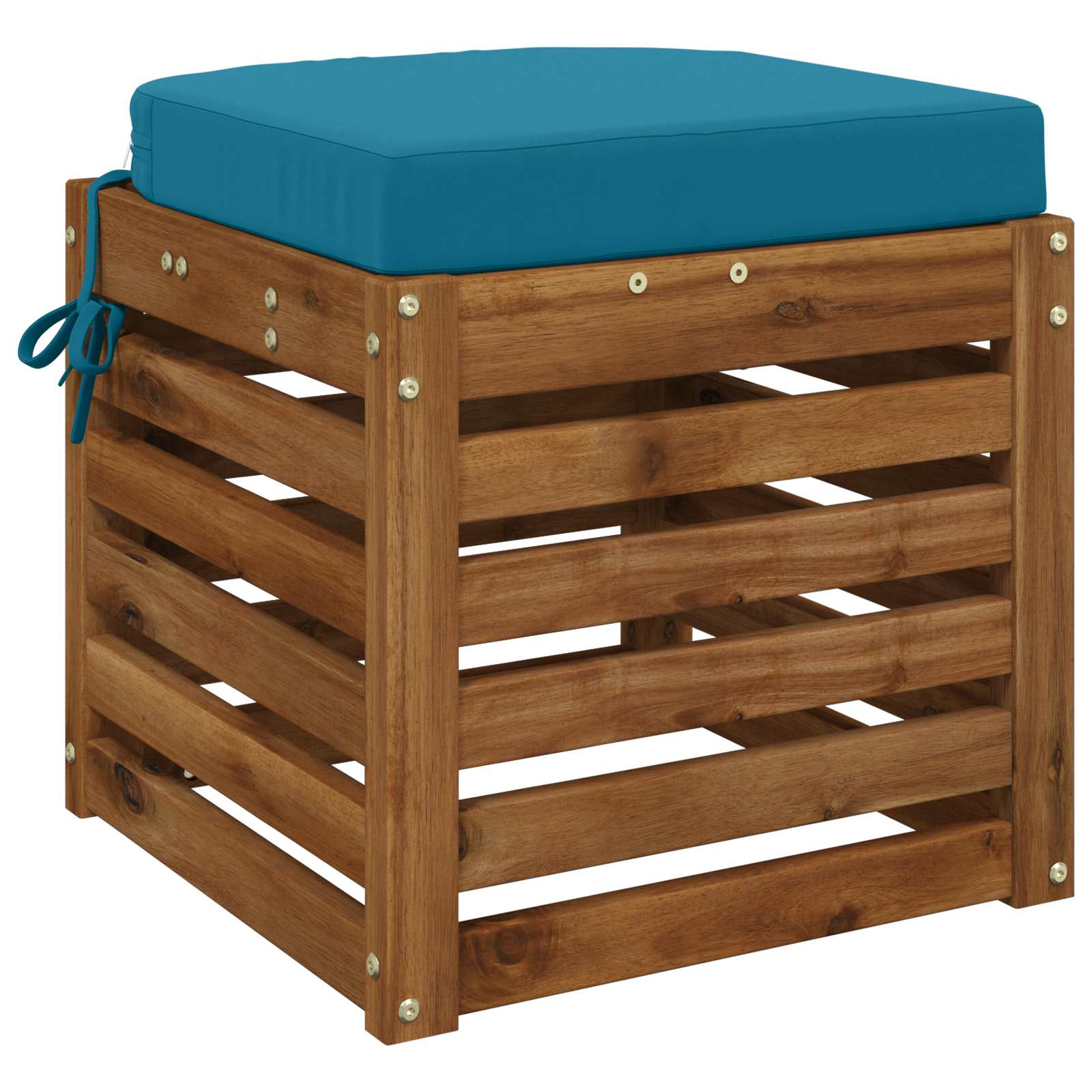 Cuscino per sedile a 1 pezzo SOEST 100% Poliestere Azzurro