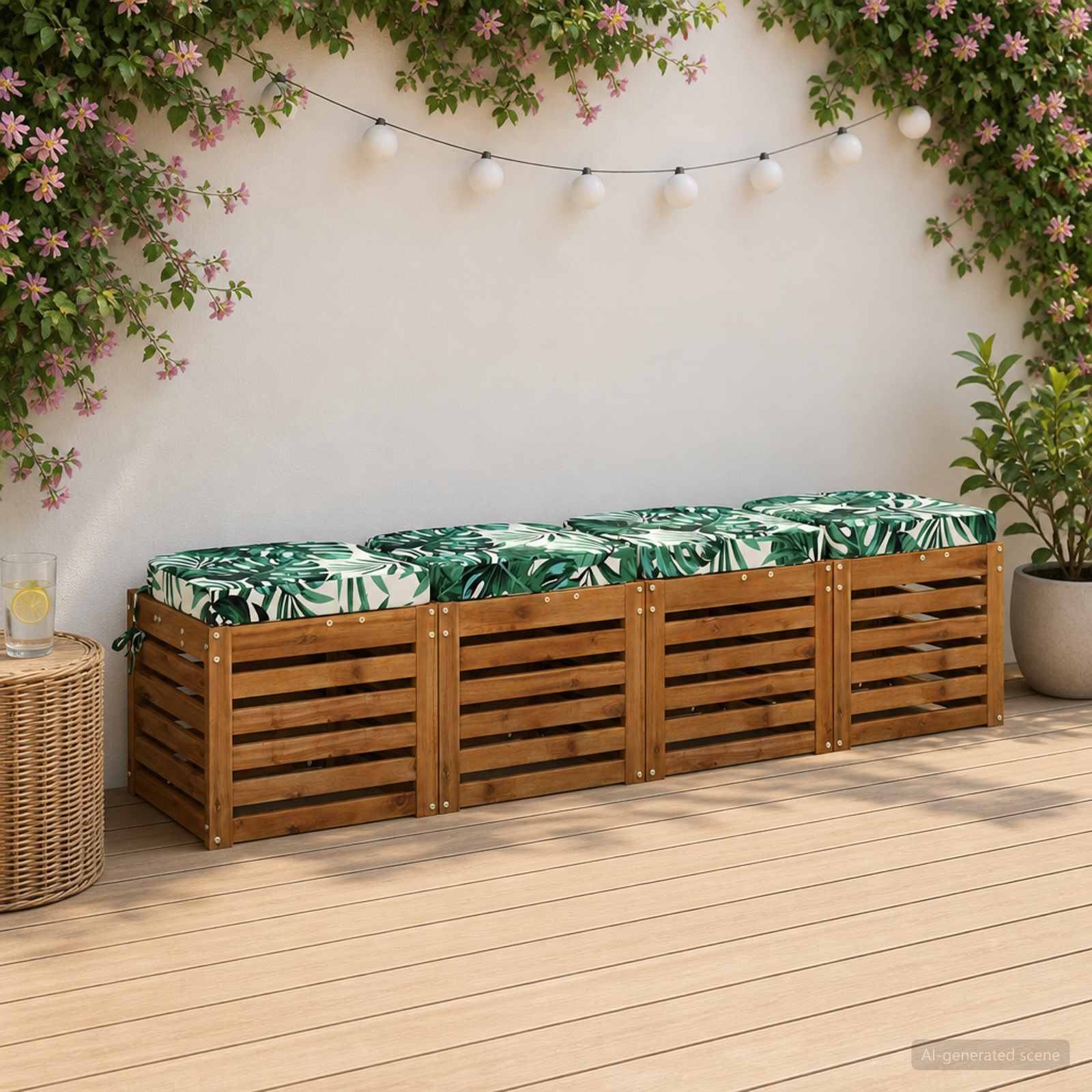 Cuscini per sedile a 4 pezzi SOEST 4 pcs 100% Poliestere