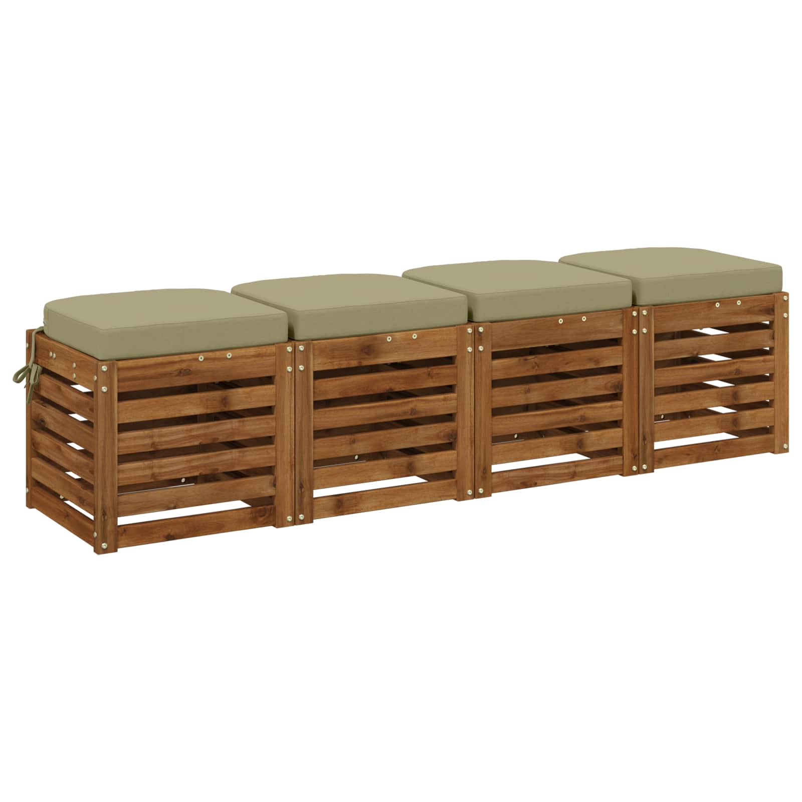 Cuscini per sedile a 4 pezzi SOEST 4 pcs 100% Poliestere