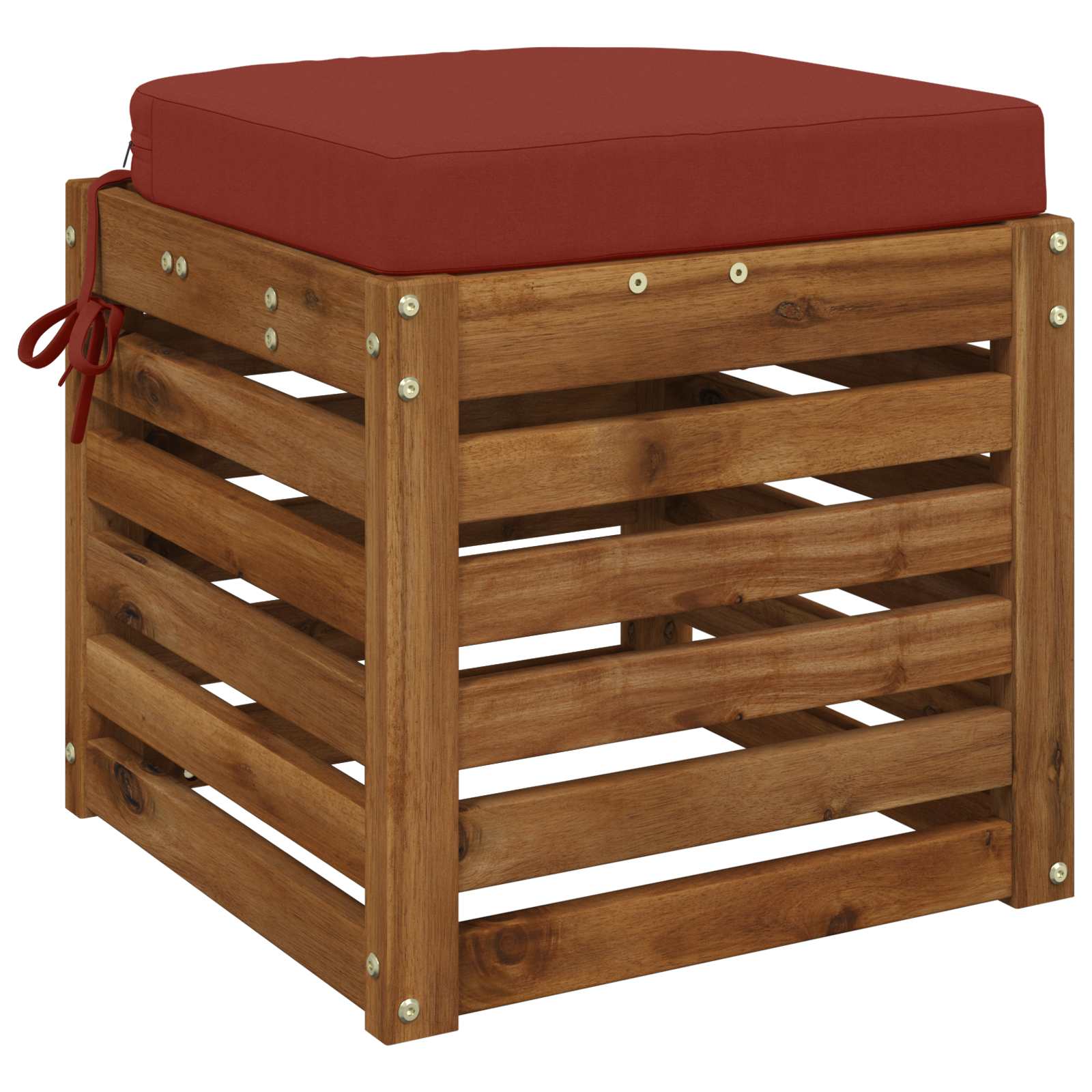 Cuscino per sedile a 1 pezzo SOEST 100% Poliestere Rosso