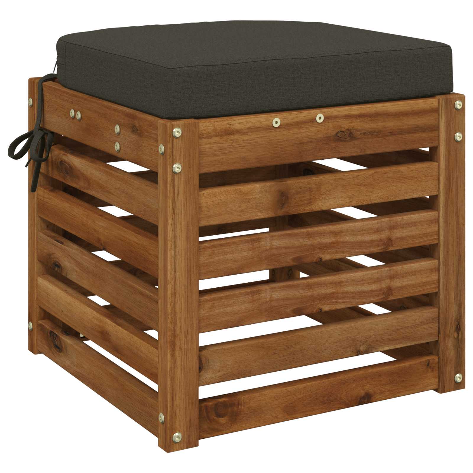 Cuscino per sedile a 1 pezzo SOEST 100% Poliestere Antracite
