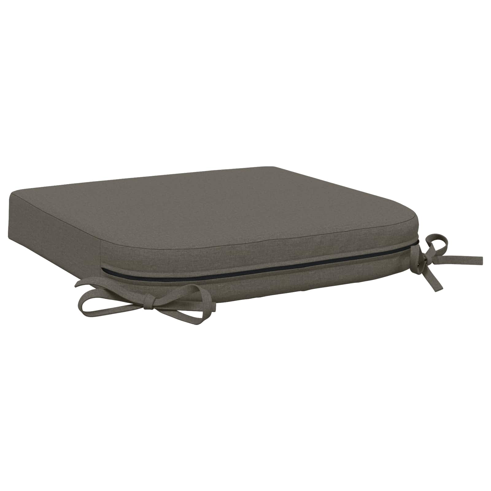 Cuscini per sedile a 4 pezzi SOEST 4 pcs 100% Poliestere Grigio