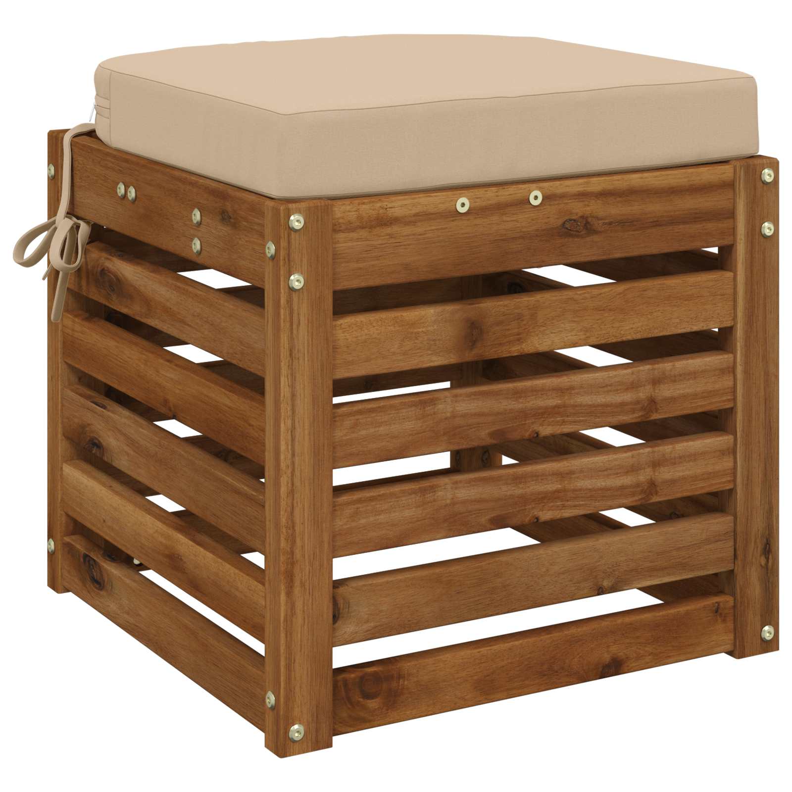 Cuscino per sedile a 1 pezzo SOEST 100% Poliestere Crema