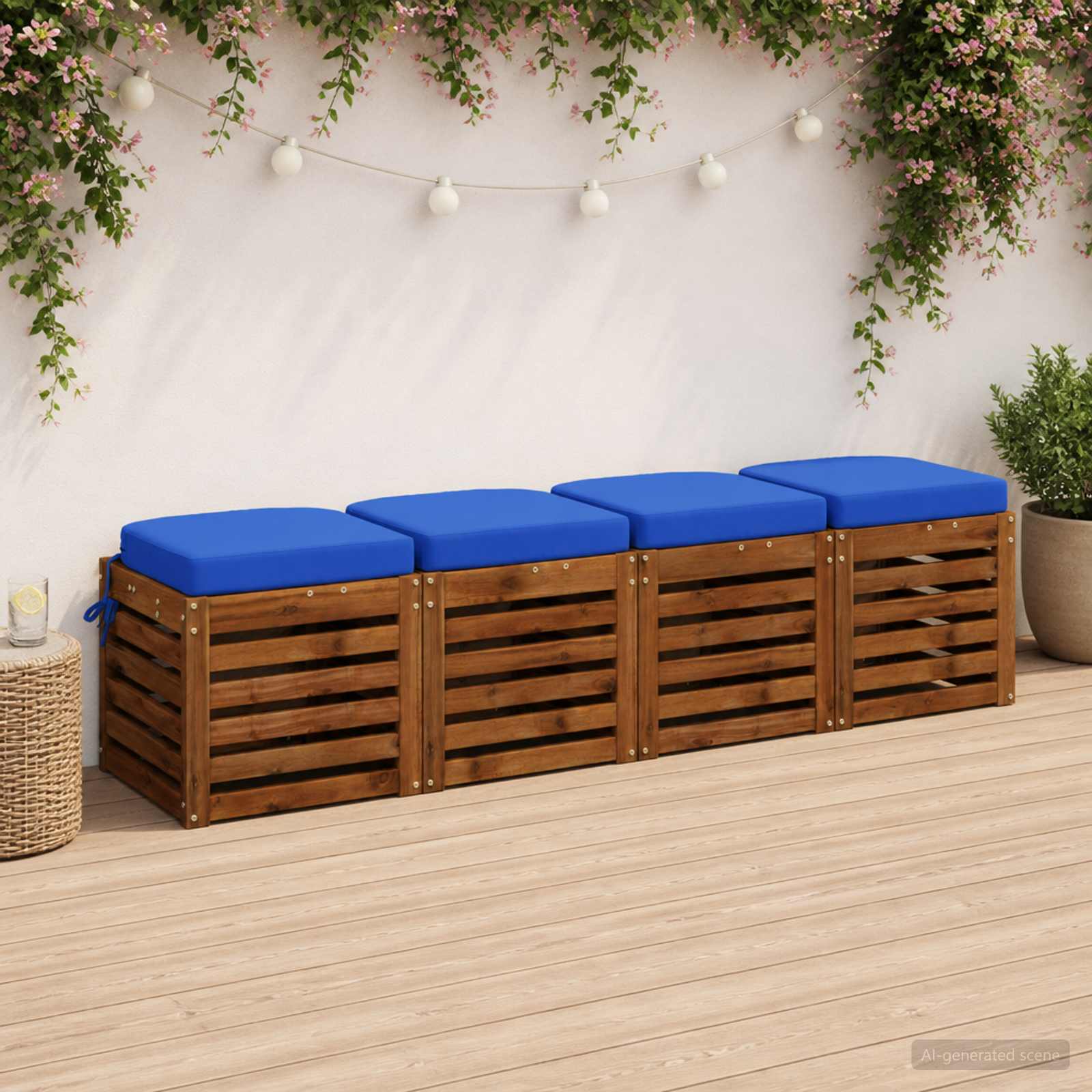 Cuscini per sedile a 4 pezzi SOEST 4 pcs 100% Poliestere