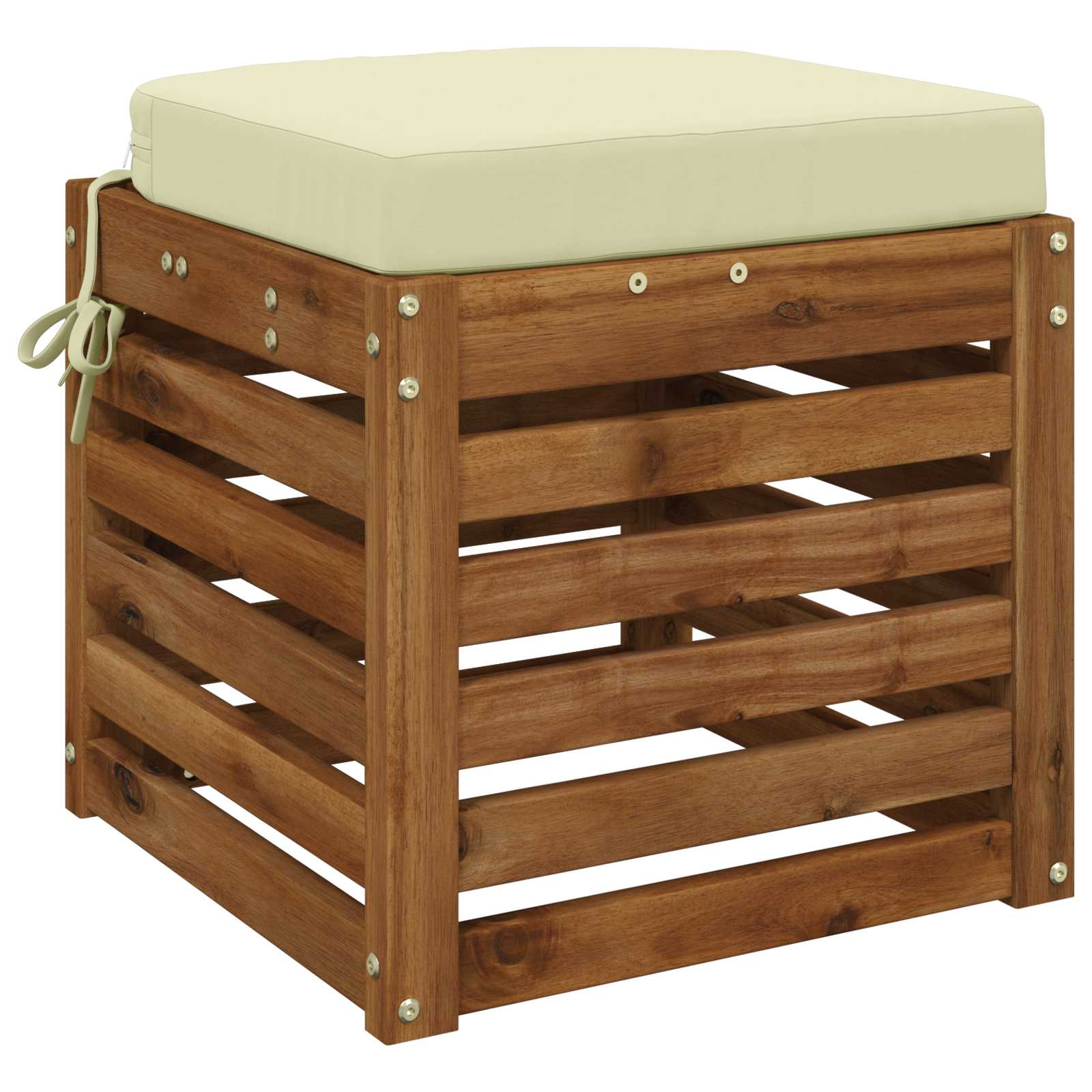Cuscino per sedile a 1 pezzo SOEST 100% Poliestere Crema