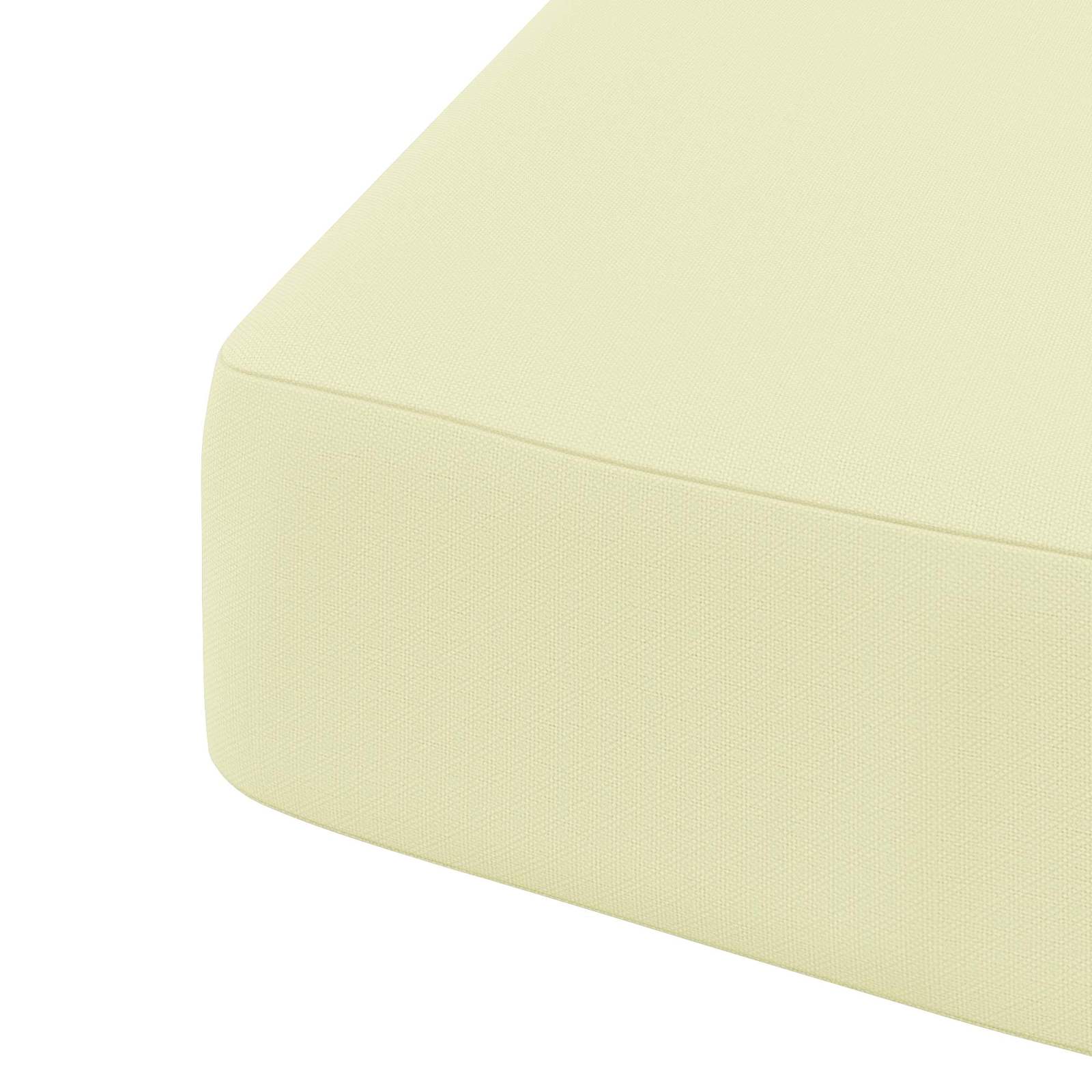 Cuscini per sedile a 4 pezzi SOEST 4 pcs 100% Poliestere Crema