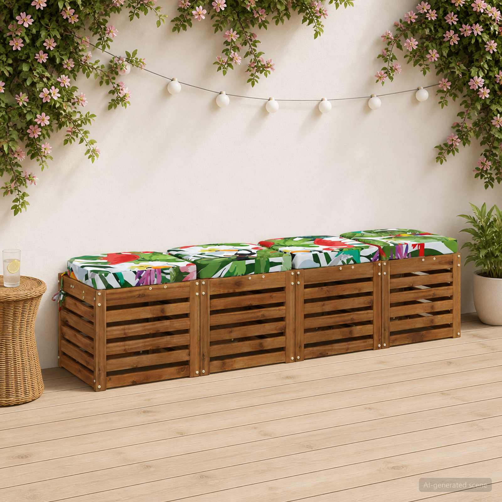 Cuscini per sedile a 4 pezzi SOEST 4 pcs 100% Poliestere