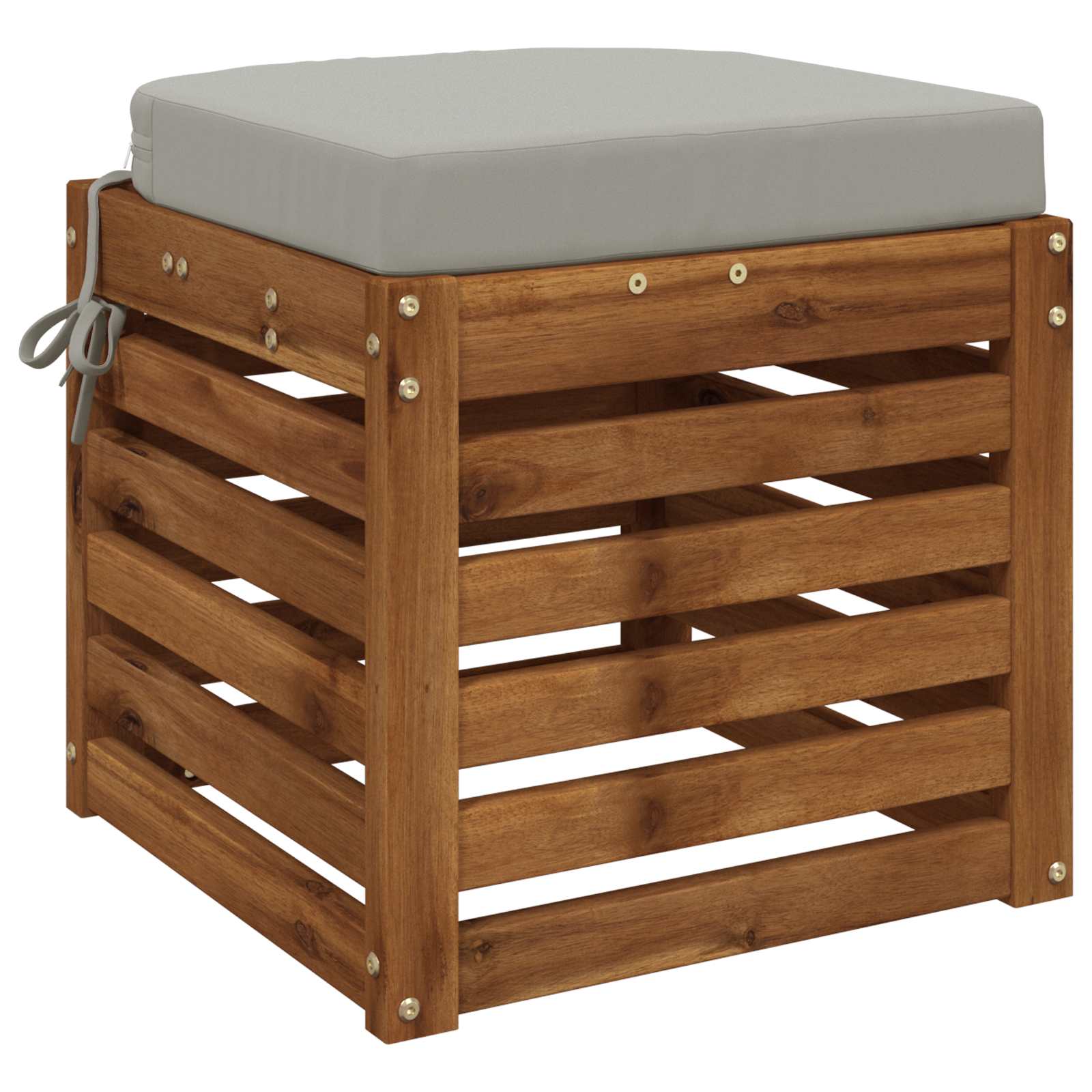 Cuscino per sedile a 1 pezzo SOEST 100% Poliestere Grigio