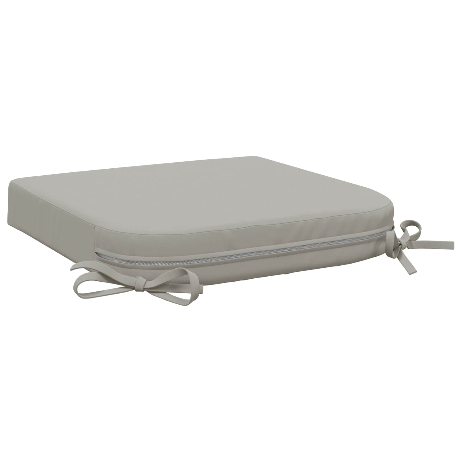 Cuscini per sedile a 4 pezzi SOEST 4 pcs 100% Poliestere Grigio