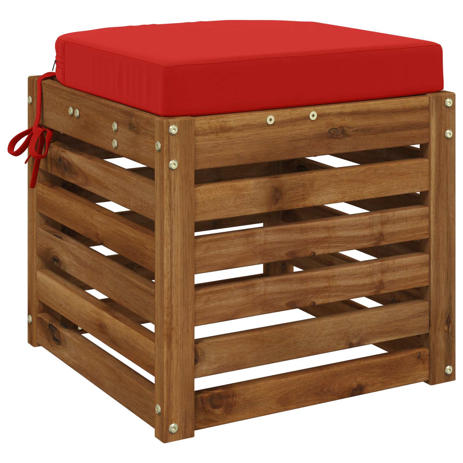 Cuscino per sedile a 1 pezzo SOEST 100% Poliestere Rosso