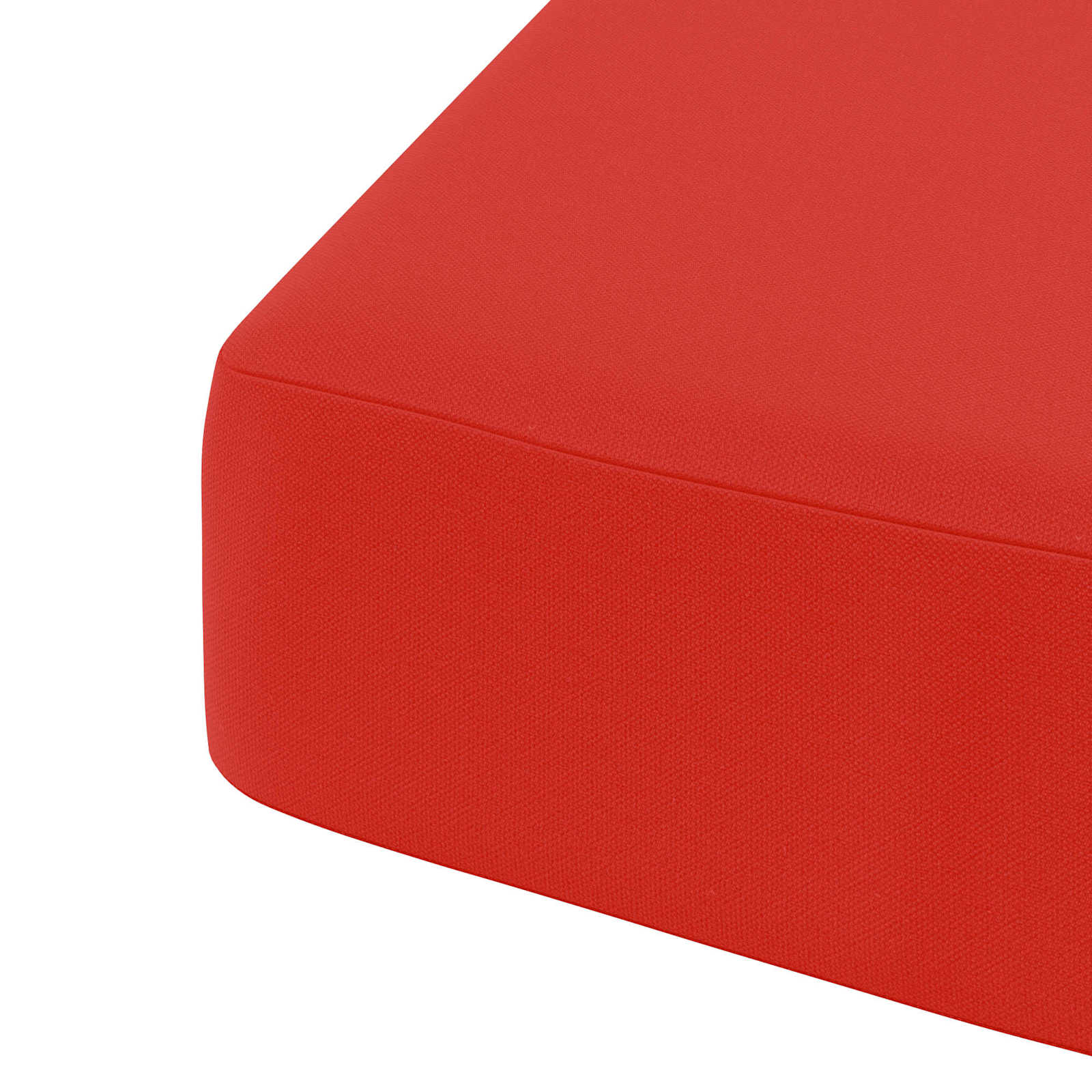 Cuscini per sedile a 4 pezzi SOEST 4 pcs 100% Poliestere Rosso