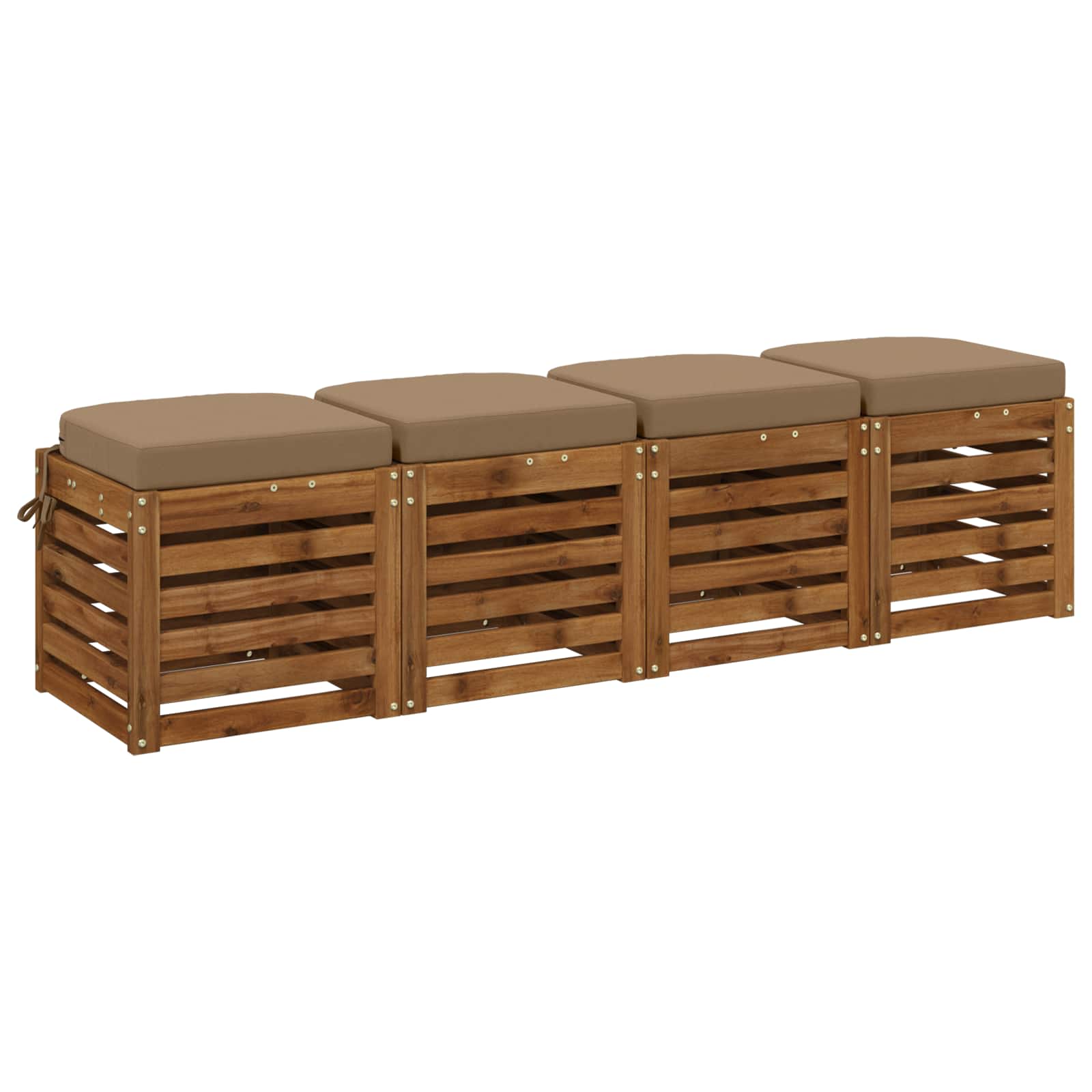Cuscini per sedile a 4 pezzi SOEST 4 pcs 100% Poliestere