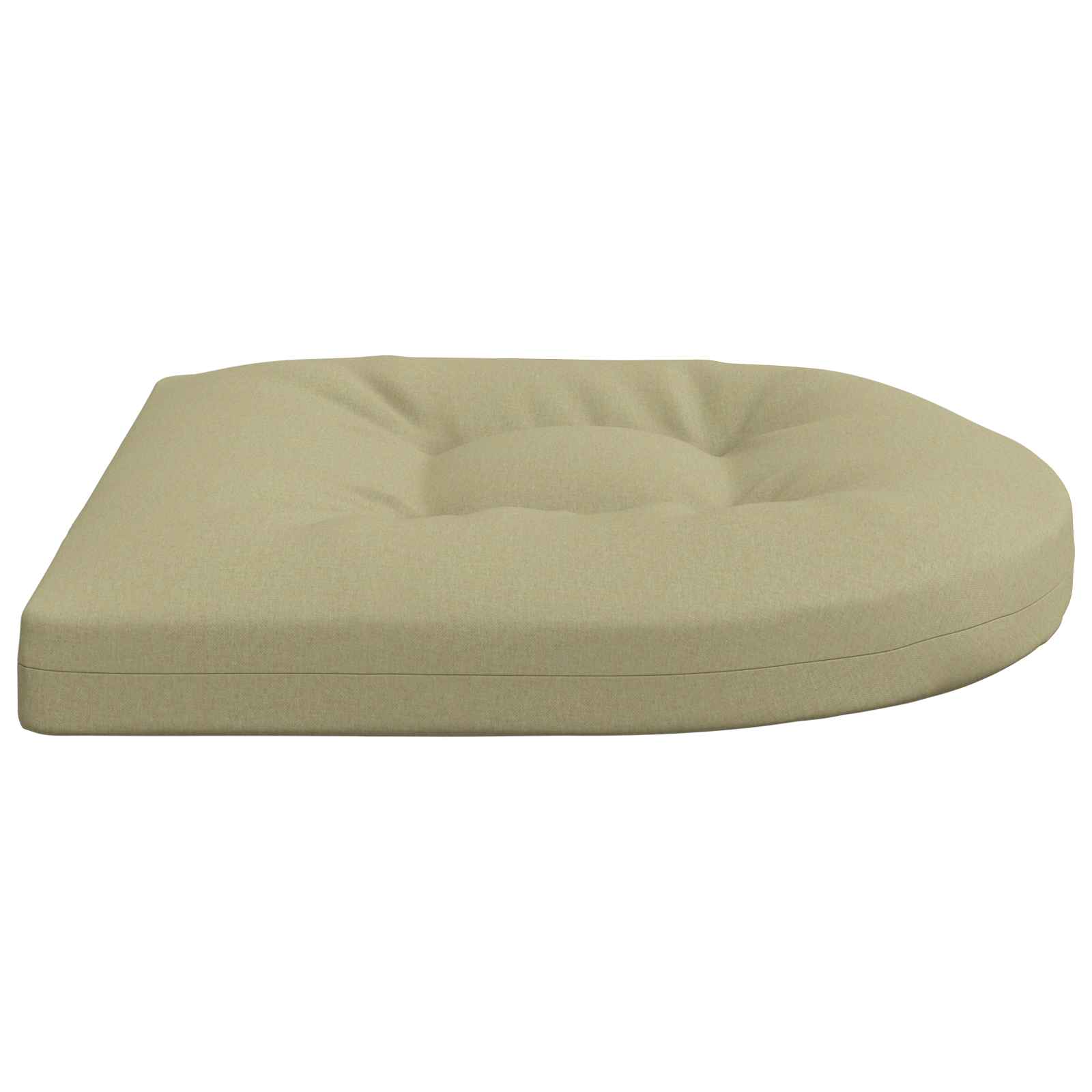 Cuscini per Sedia in 4 Pezzi 4 pz 100% Poliestere Verde chiaro