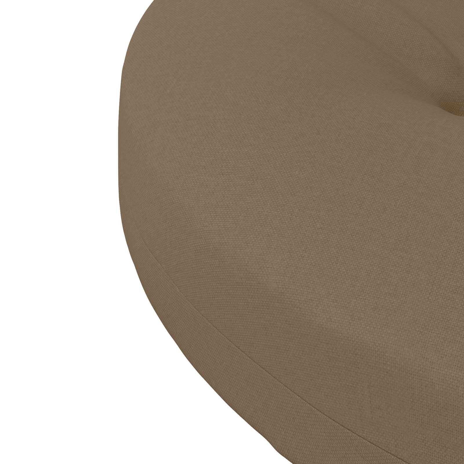 Cuscini per Sedia in 4 Pezzi 4 pz 100% Poliestere Tortora