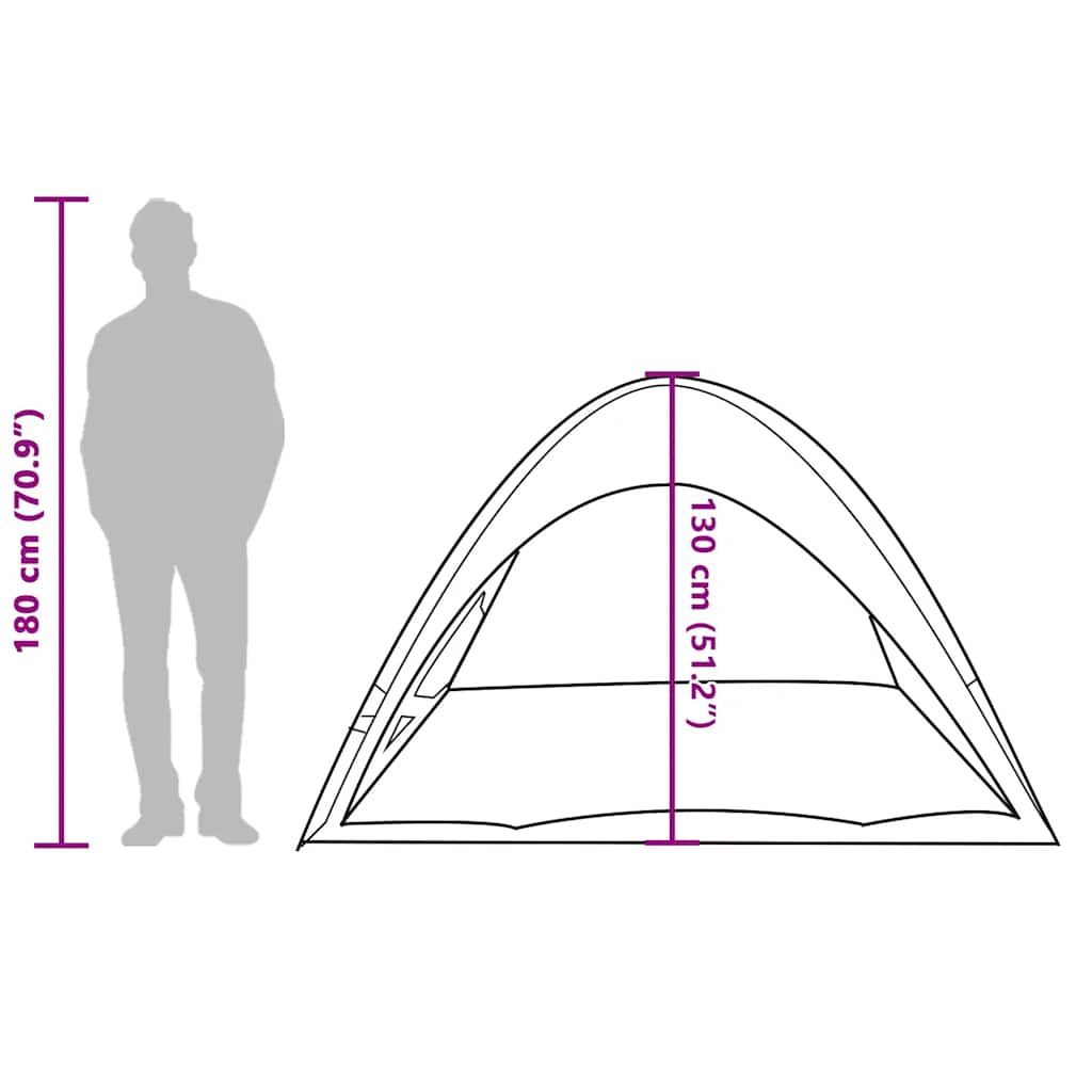 Tenda da Spiaggia Grigia Impermeabile
