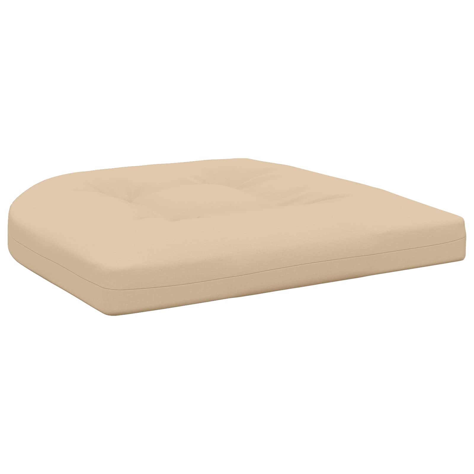 Cuscini per Sedia in 4 Pezzi 4 pz 100% Poliestere Crema