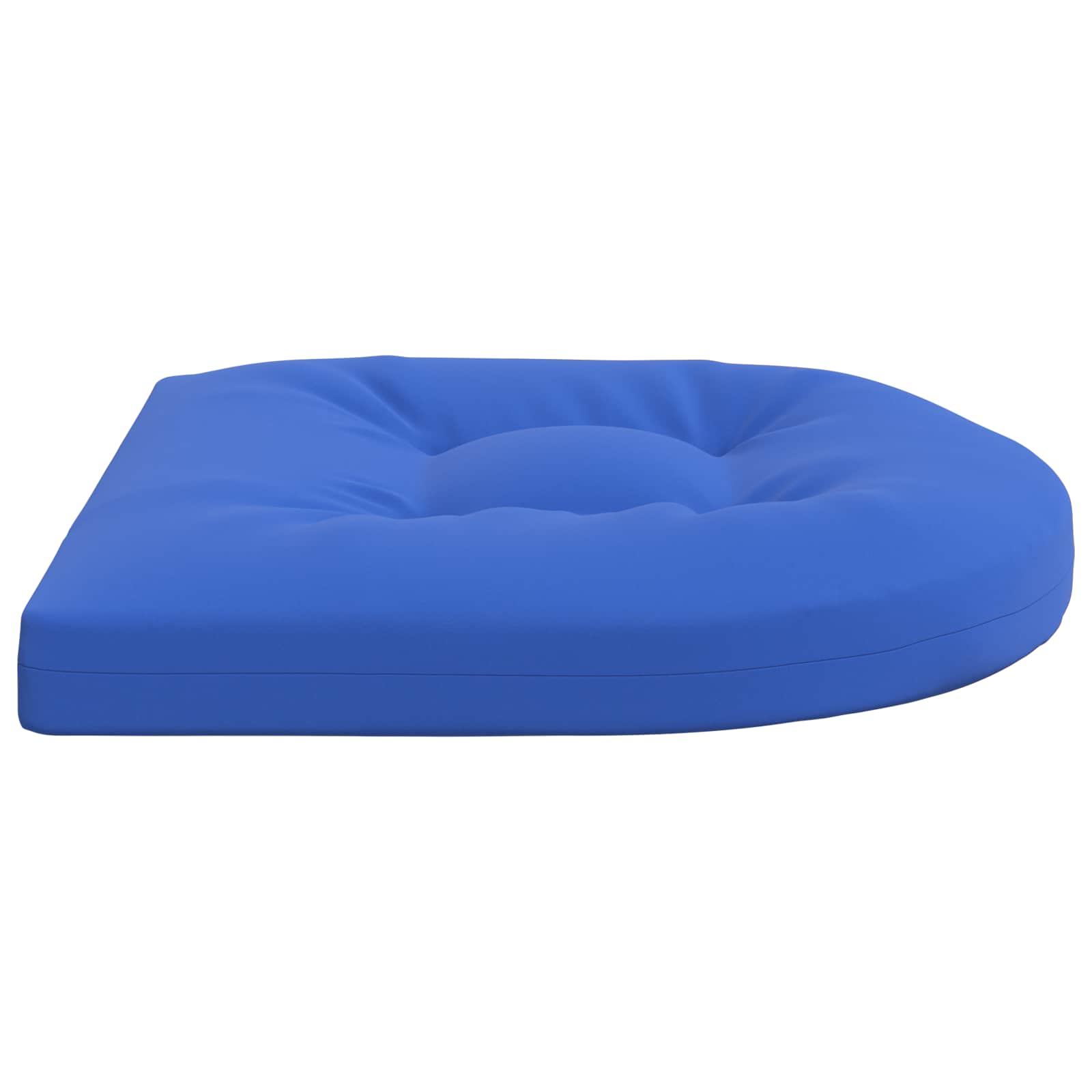 Cuscini per Sedia in 4 Pezzi 4 pz 100% Poliestere Blu Reale