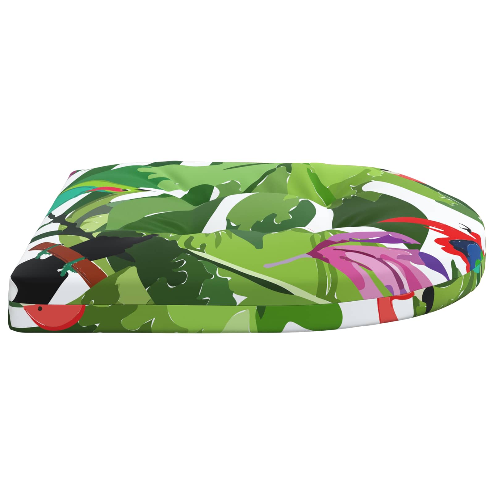 Cuscini per Sedia in 4 Pezzi 4 pz 100% Poliestere Multicolore