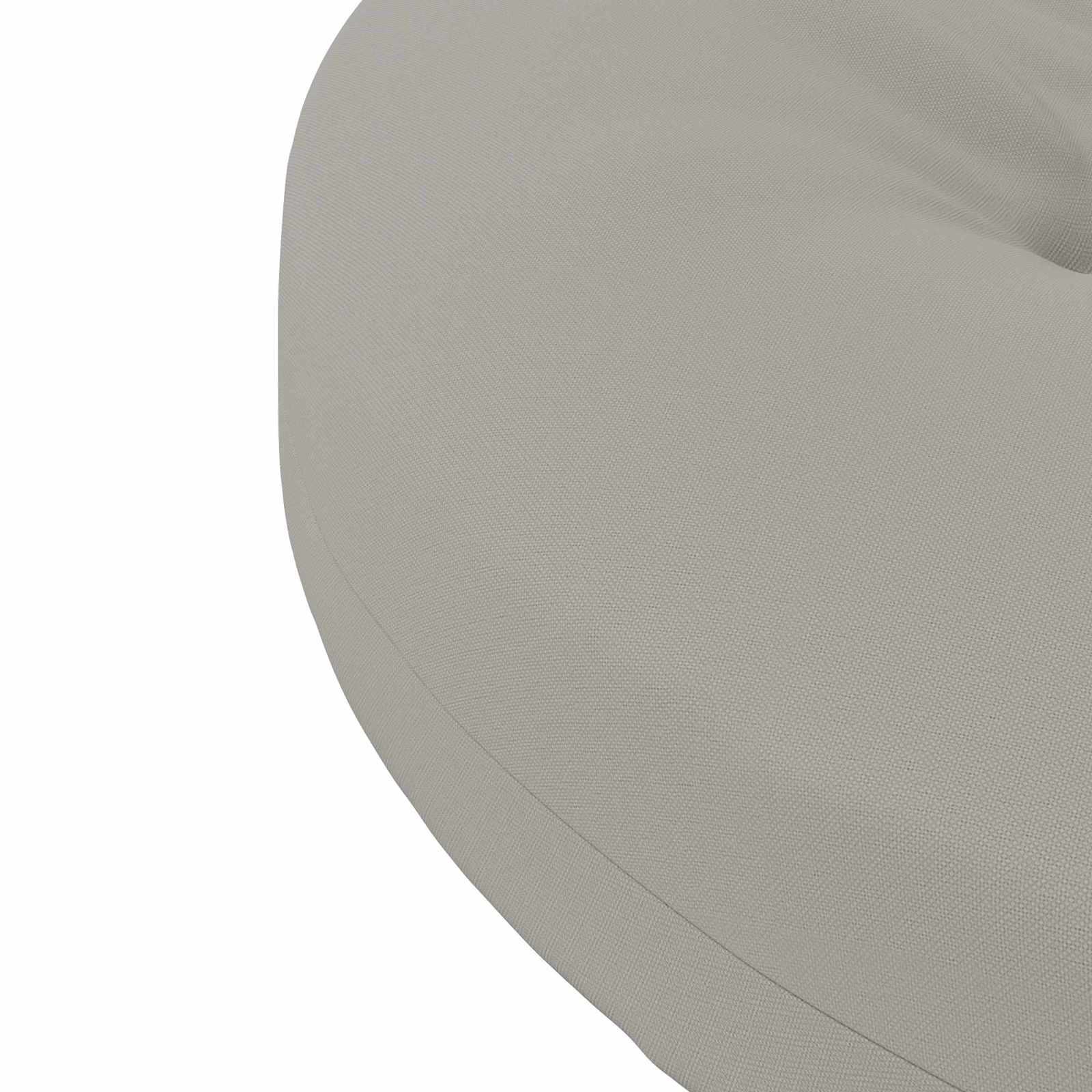Cuscini per Sedia in 4 Pezzi 4 pz 100% Poliestere Grigio