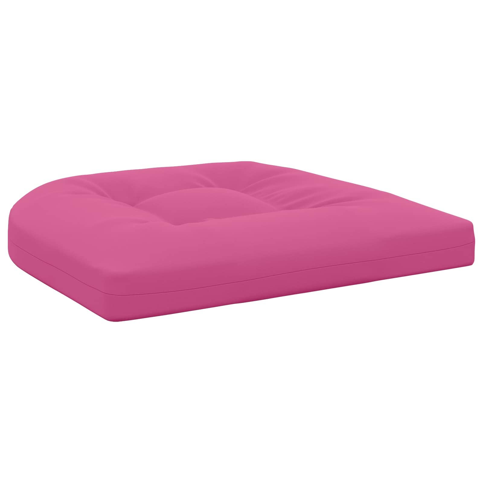 Cuscini per Sedia in 4 Pezzi 4 pz 100% Poliestere Rosa