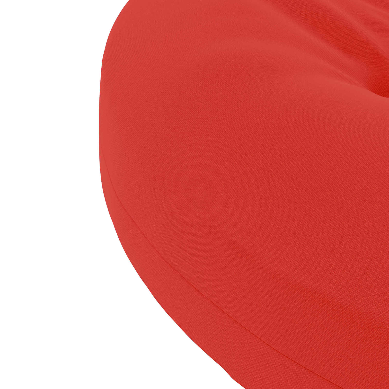 Cuscini per Sedia in 4 Pezzi 4 pz 100% Poliestere Rosso