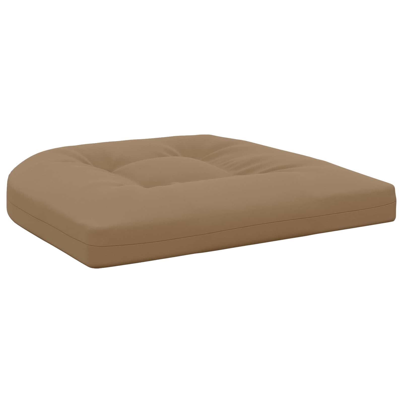 Cuscini per Sedia in 4 Pezzi 4 pz 100% Poliestere Tortora