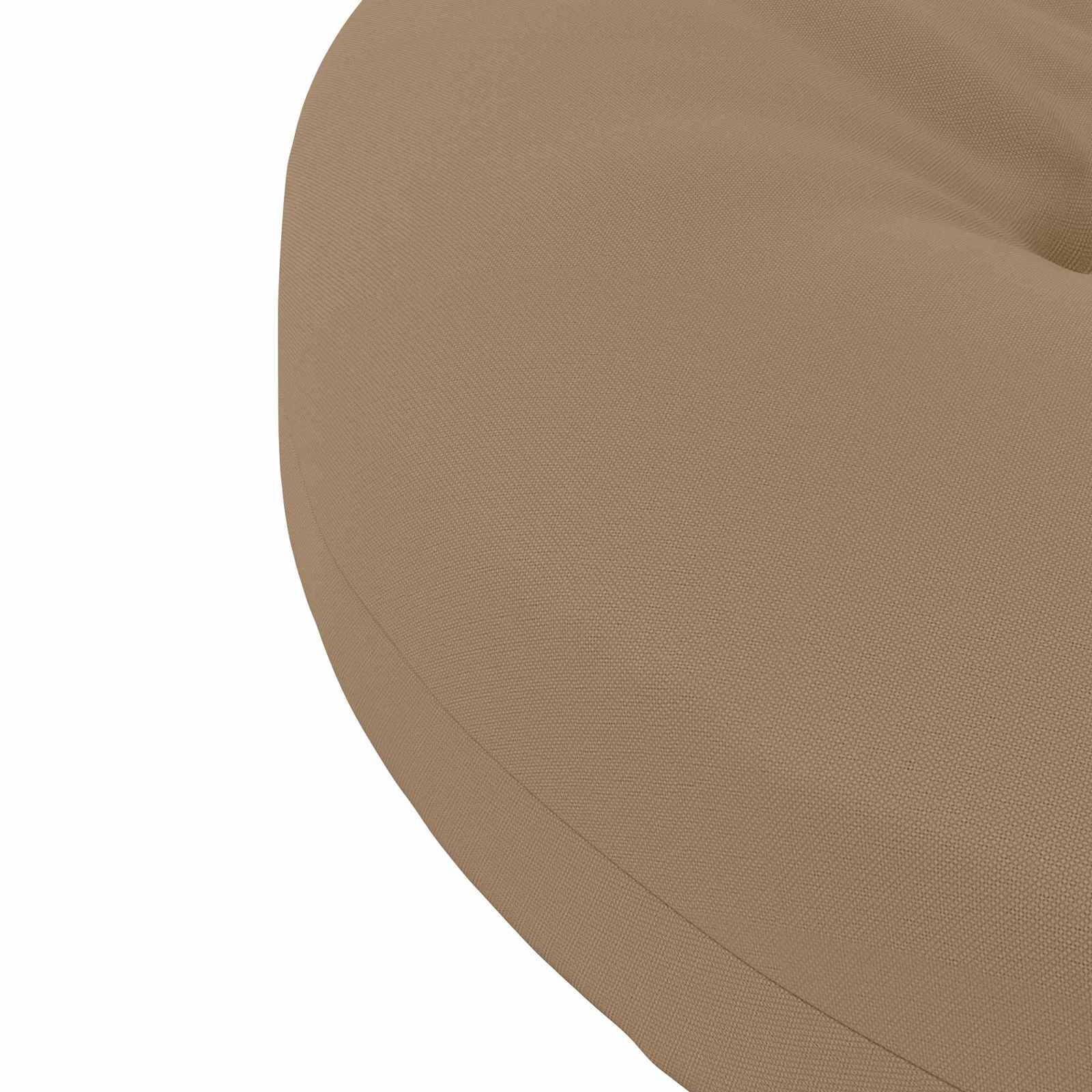 Cuscini per Sedia in 4 Pezzi 4 pz 100% Poliestere Tortora