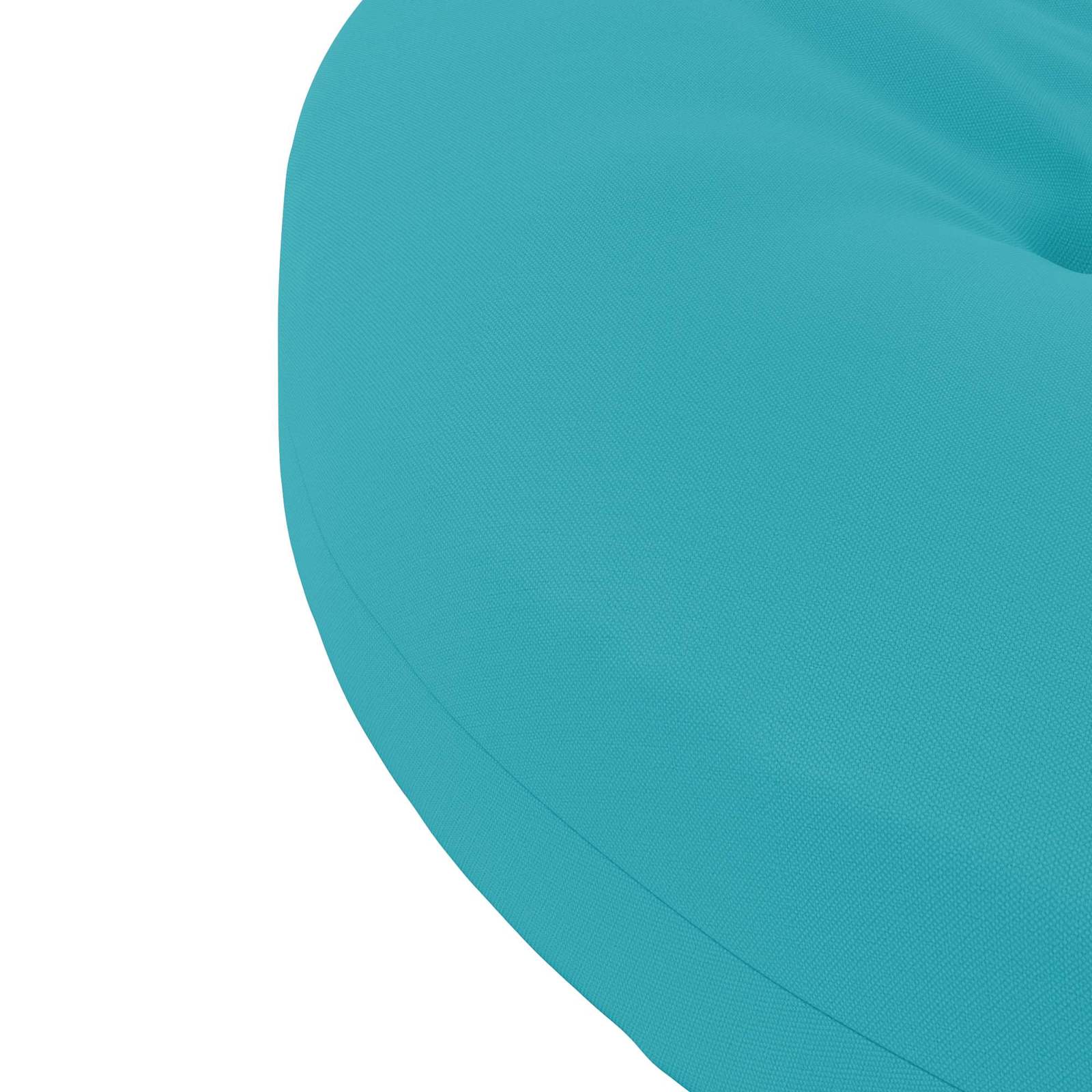Cuscini per Sedia in 4 Pezzi 4 pz 100% Poliestere Turchese