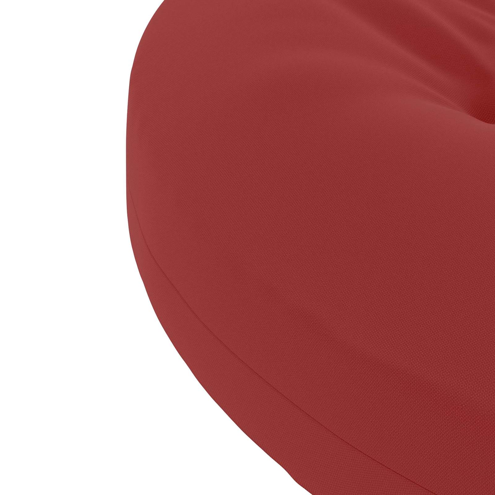 Cuscini per Sedia in 4 Pezzi 4 pz 100% Poliestere Rosso Vino