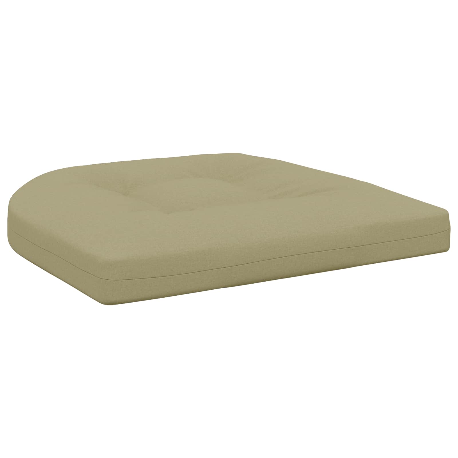 Cuscini per Sedia in 4 Pezzi 4 pz 100% Poliestere Verde chiaro