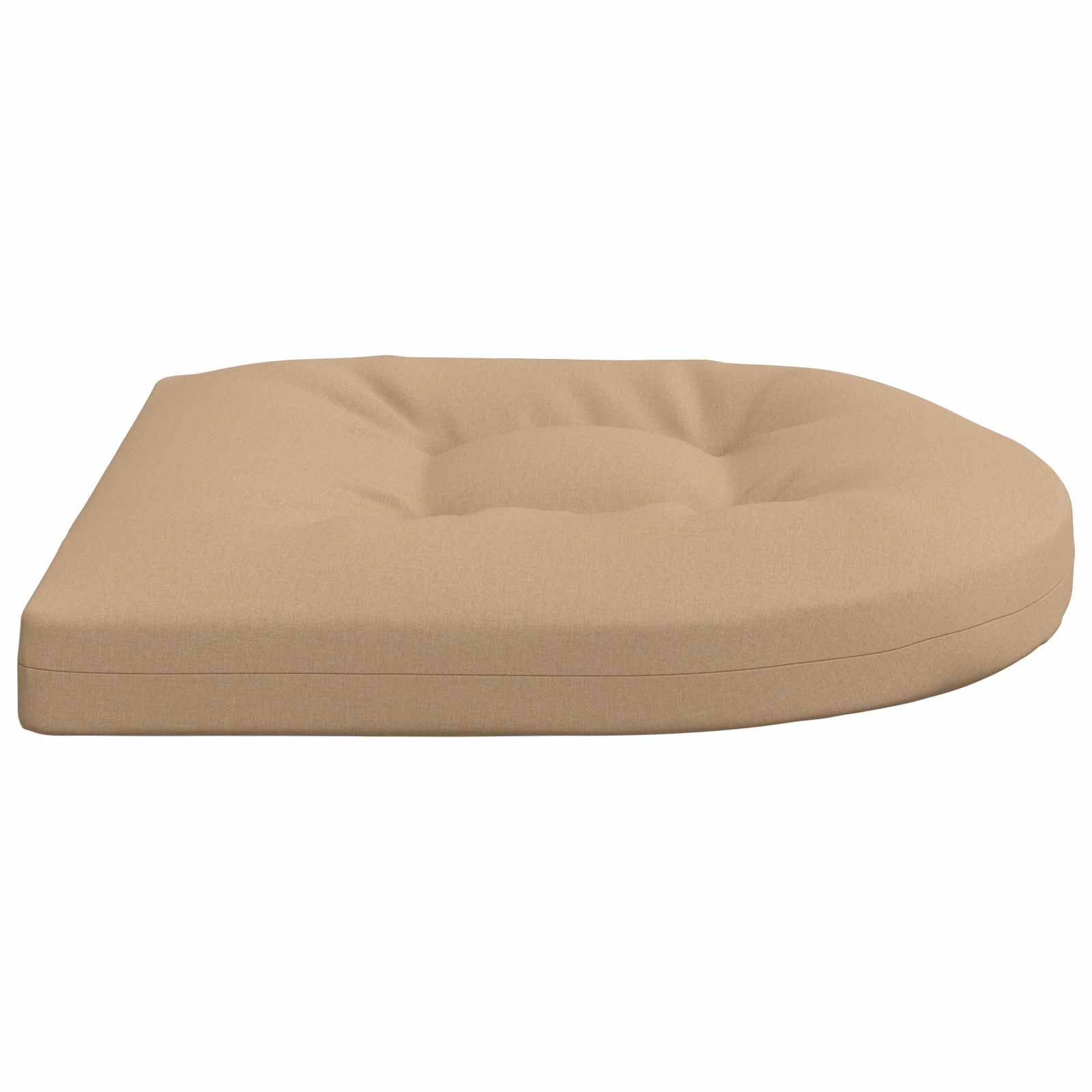 Cuscini per Sedia in 4 Pezzi 4 pz 100% Poliestere Sabbia